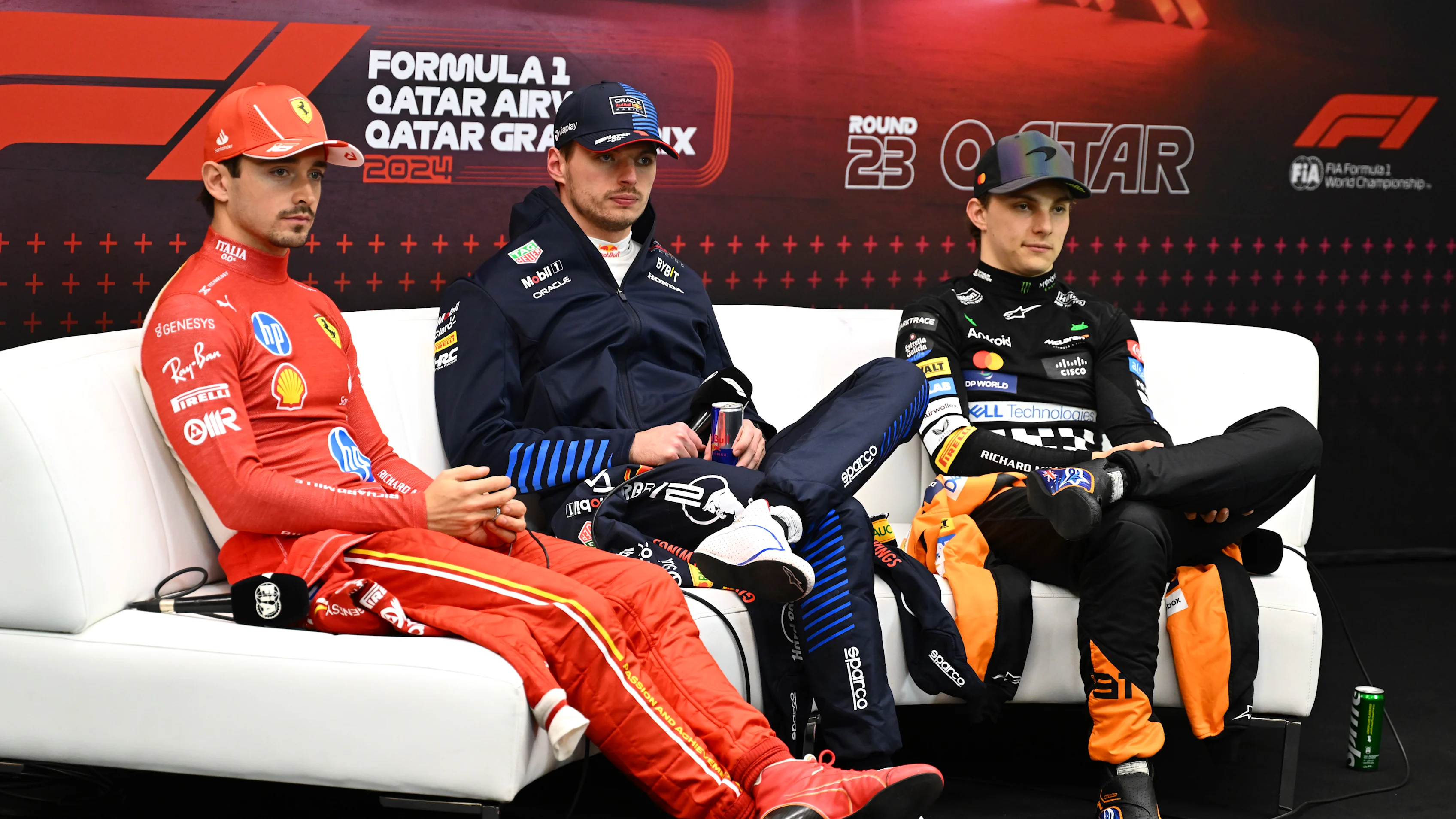 LUSAIL CITY, QATAR - DECEMBER 01: Race winner Max Verstappen of the Netherlands and Oracle Red Bull