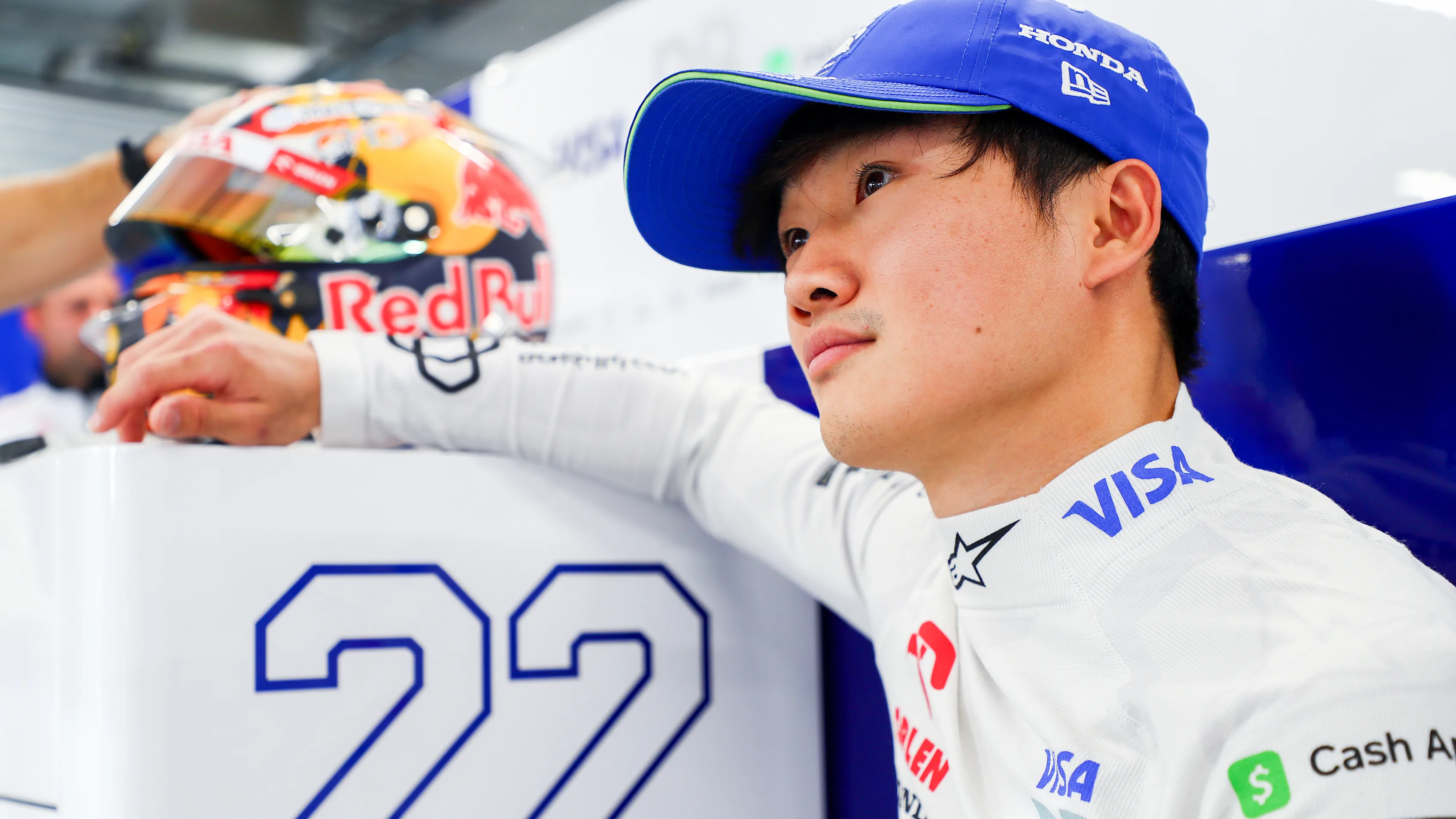 LUSAIL CITY, QATAR - NOVEMBER 29: Yuki Tsunoda of Japan and Visa Cash App RB during practice ahead