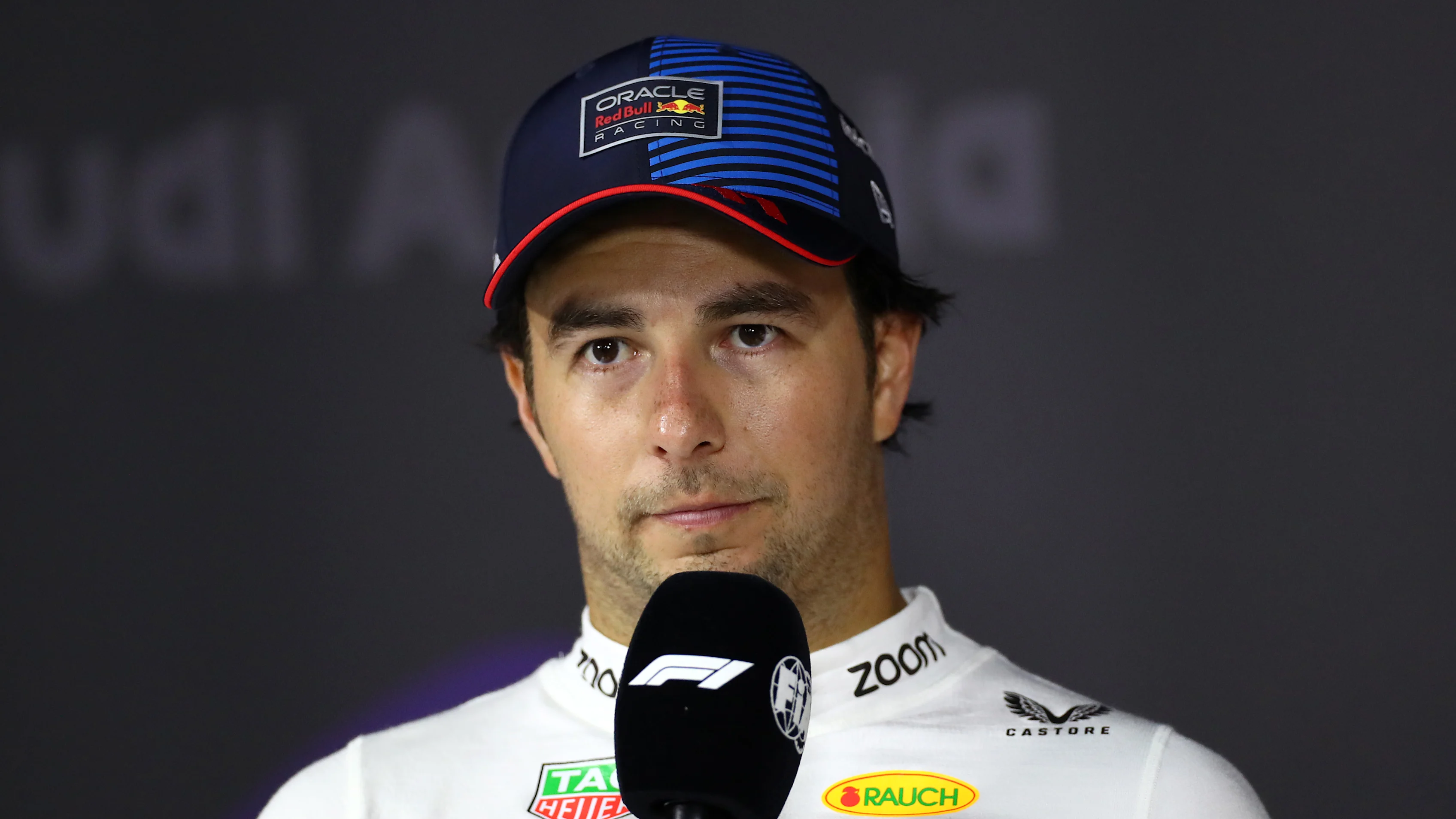 JEDDAH, SAUDI ARABIA - MARCH 09: Second placed Sergio Perez of Mexico and Oracle Red Bull Racing