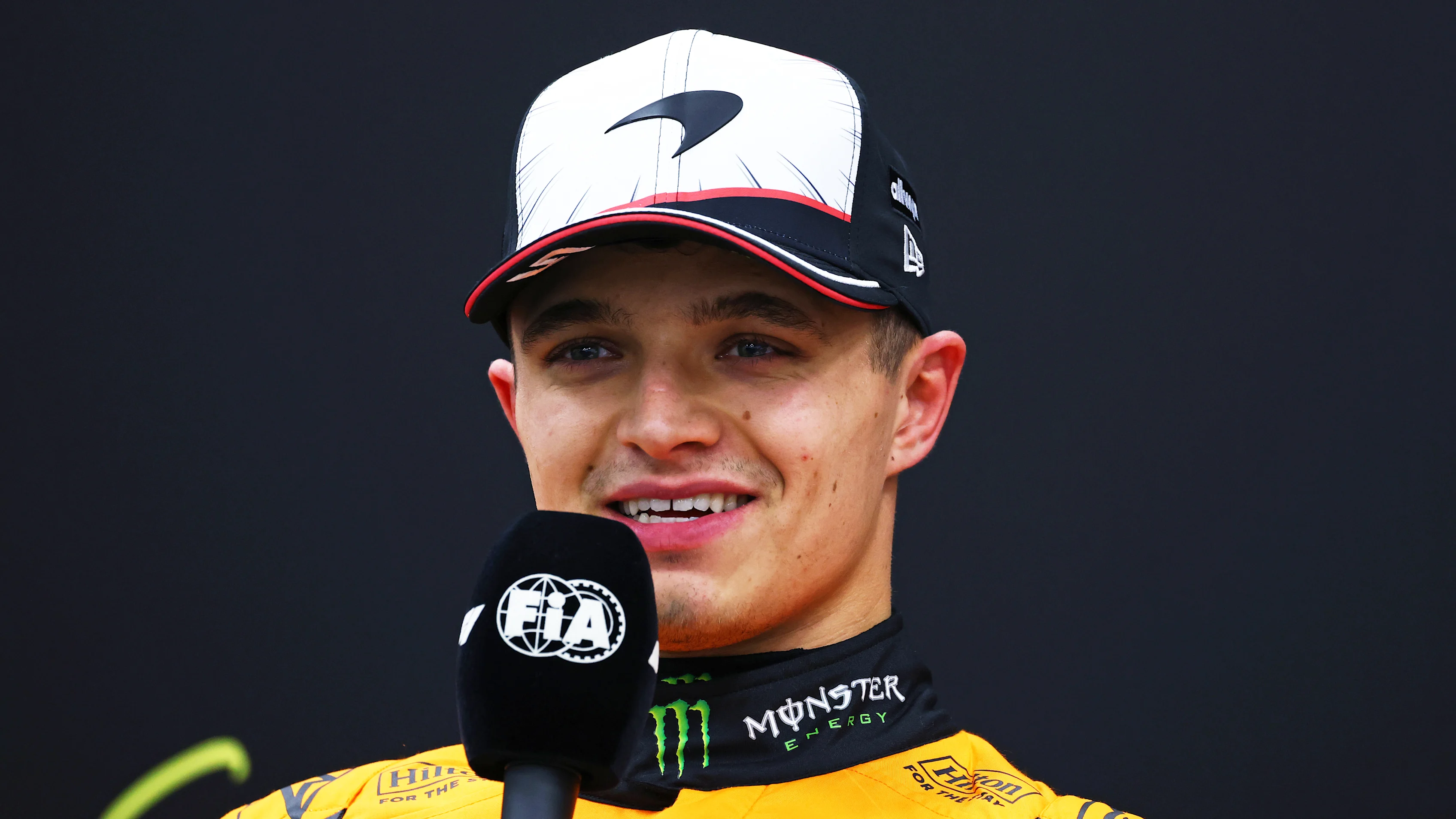 SUZUKA, JAPAN - APRIL 05: Second placed qualifier Lando Norris of Great Britain and McLaren in the