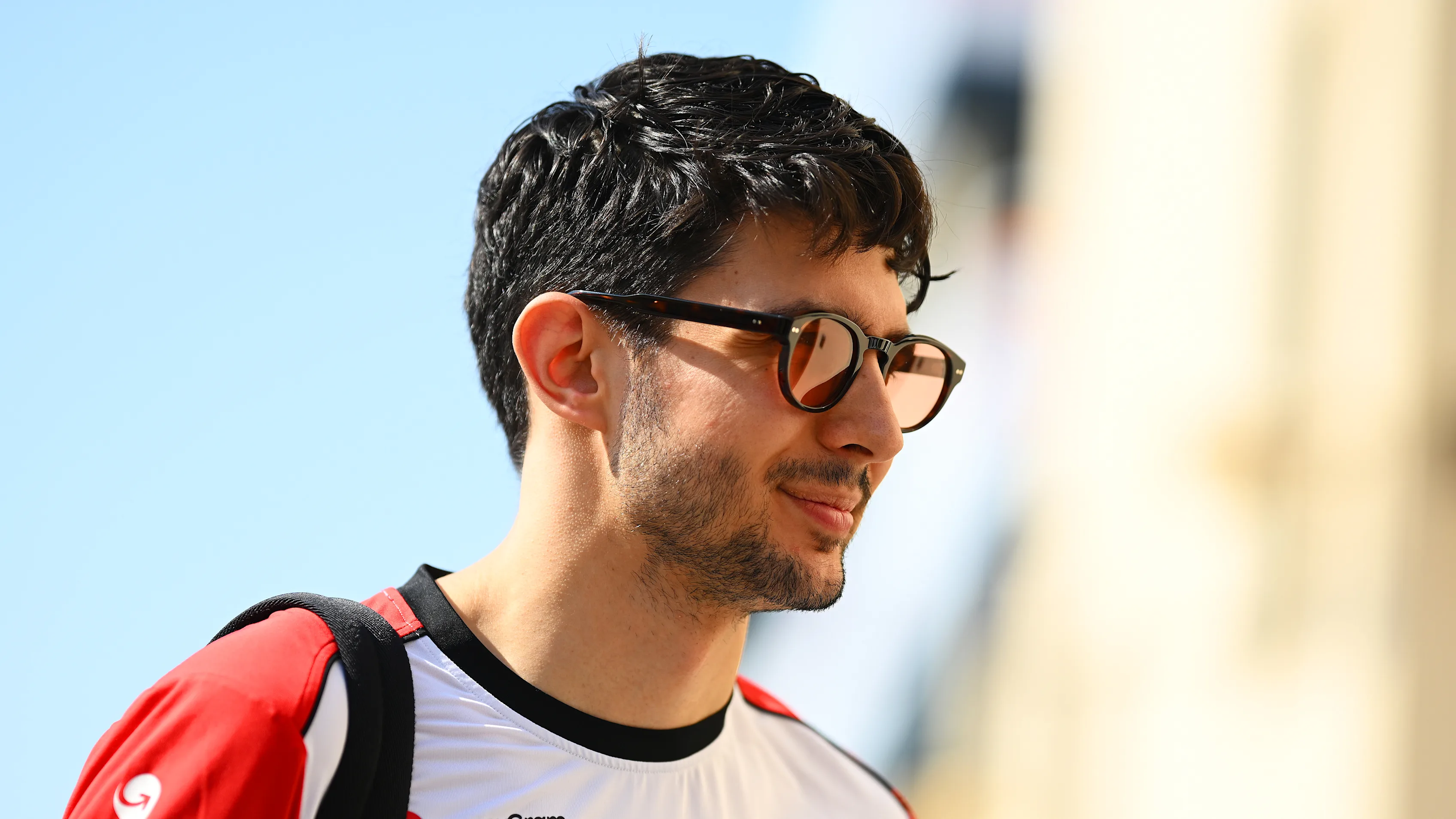 ABU DHABI, UNITED ARAB EMIRATES - DECEMBER 07: Esteban Ocon of France and Haas F1 arrives in the