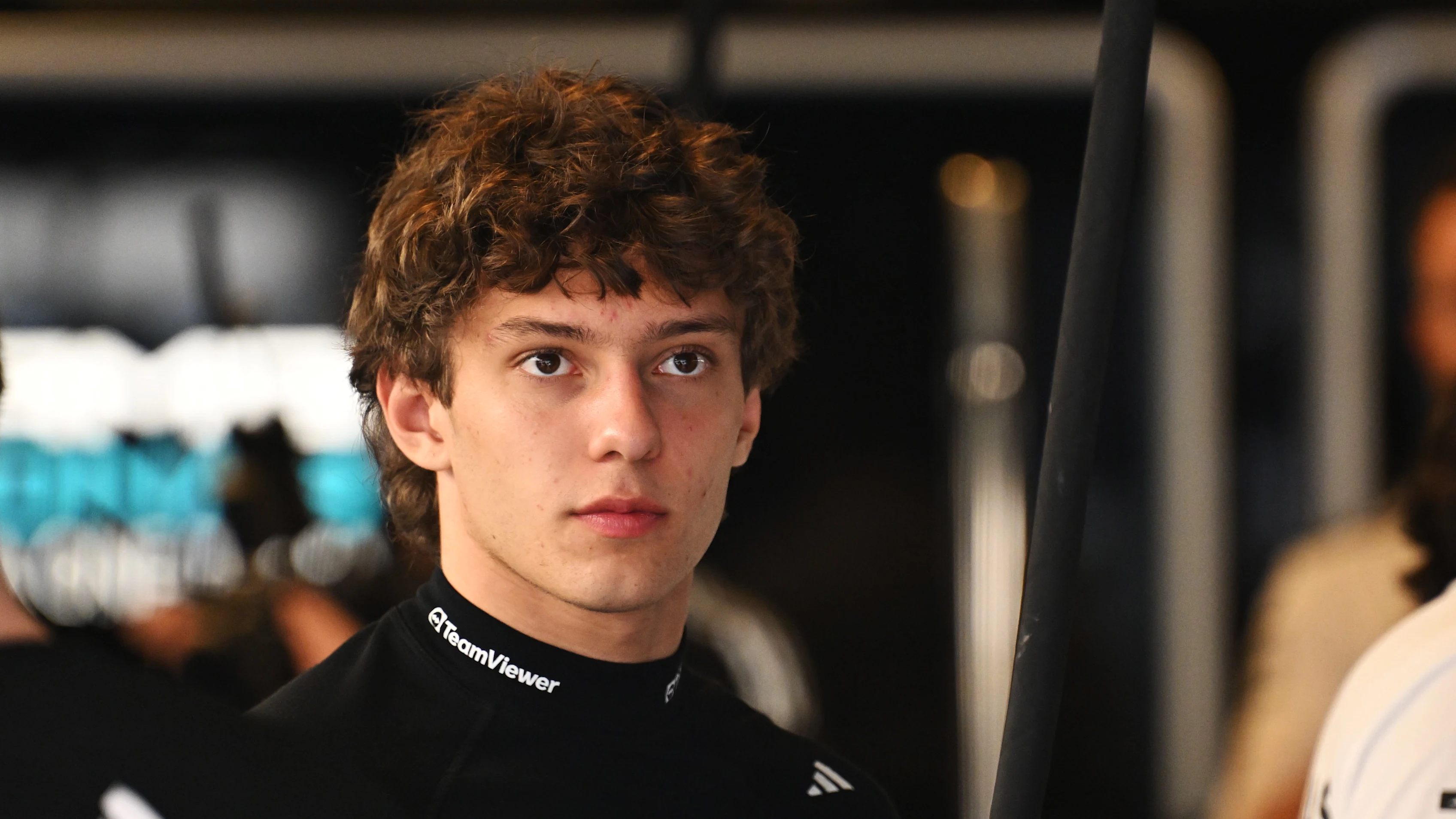 ABU DHABI, UNITED ARAB EMIRATES - DECEMBER 05: Andrea Kimi Antonelli of Italy and Mercedes AMG