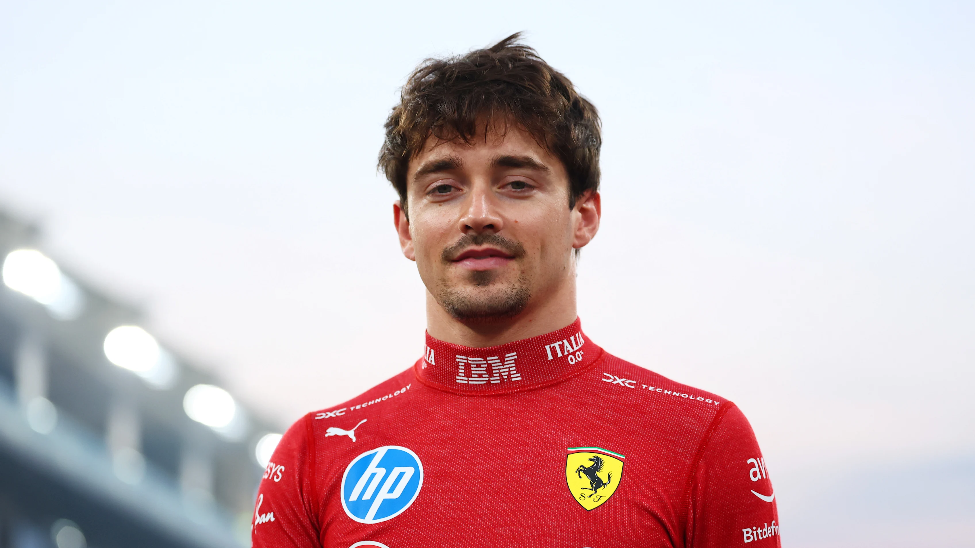 ABU DHABI, UNITED ARAB EMIRATES - DECEMBER 04: Charles Leclerc of Monaco and Scuderia Ferrari looks