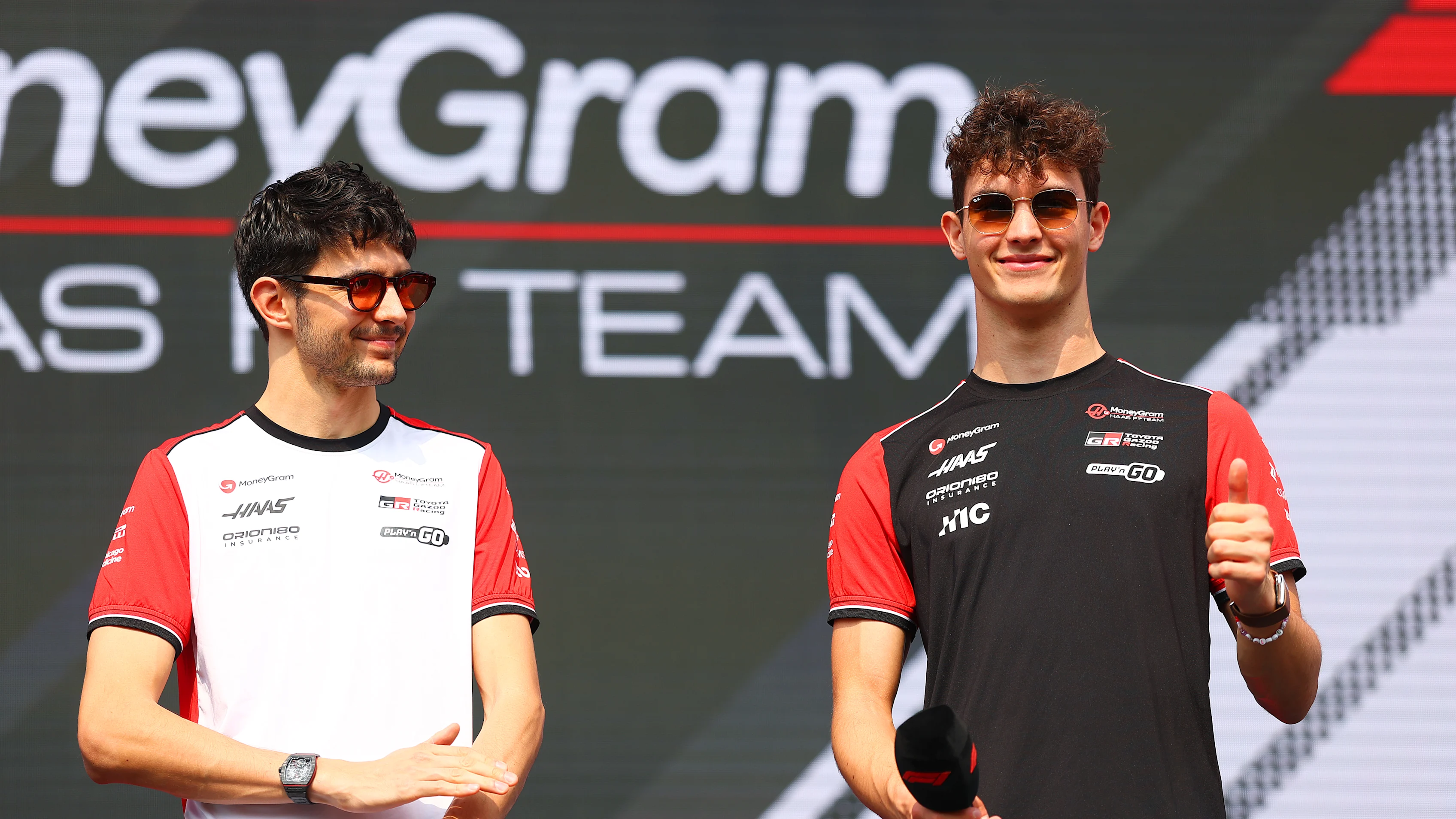 ABU DHABI, UNITED ARAB EMIRATES - DECEMBER 06: Esteban Ocon of France and Haas F1 and Oliver