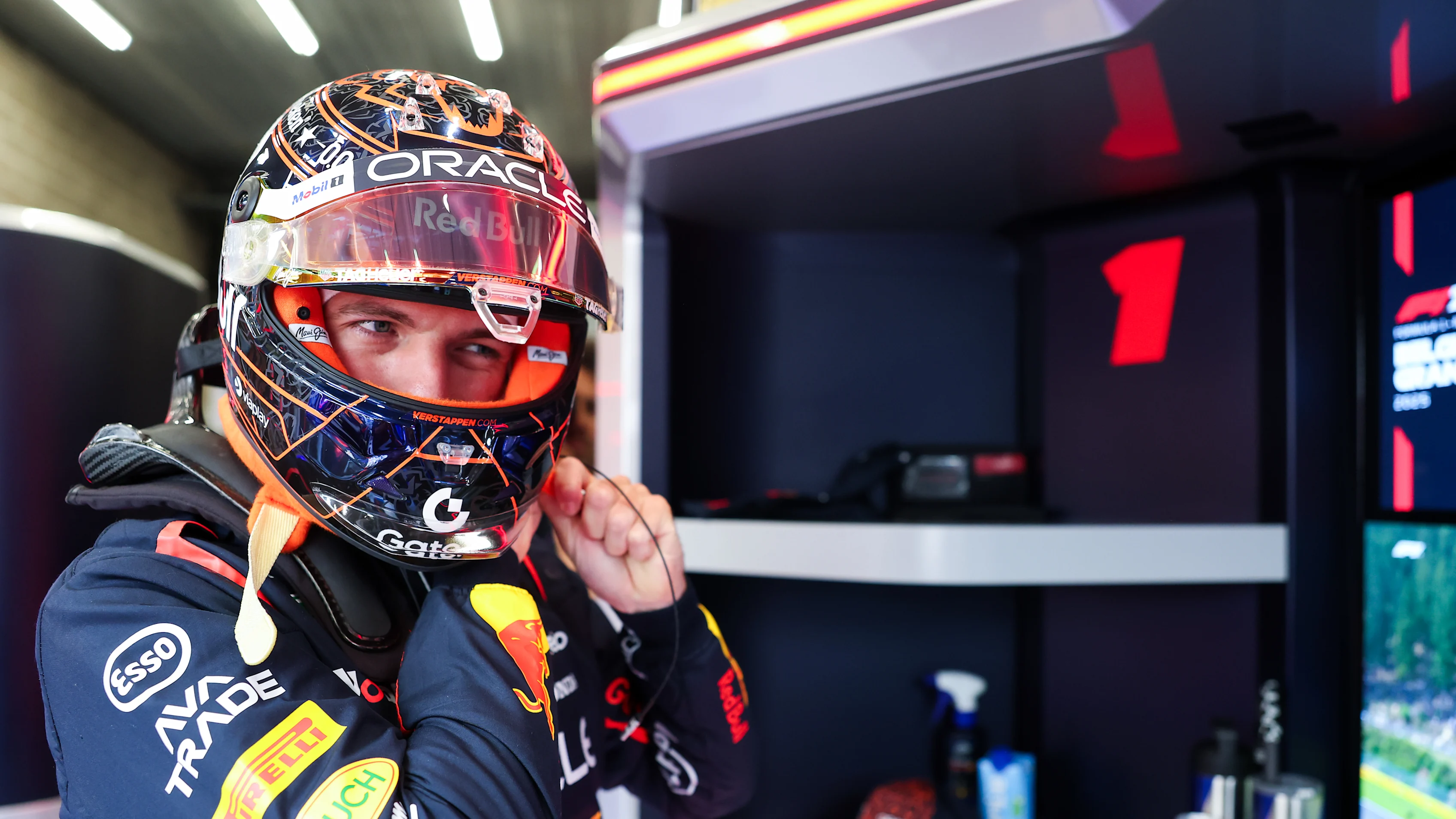 SPA, BELGIUM - JULY 25: Max Verstappen of the Netherlands and Oracle Red Bull Racing prepares to