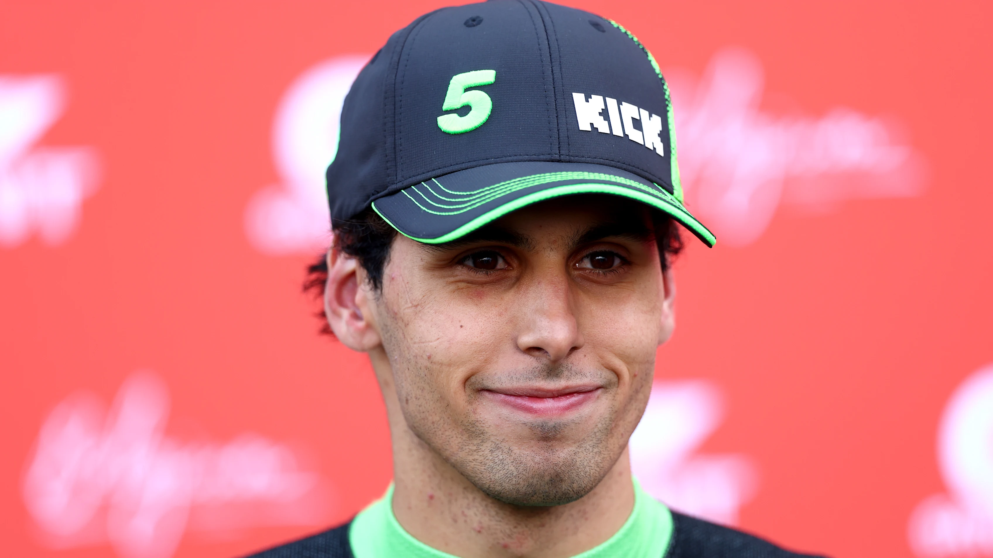 SPA, BELGIUM - JULY 25: Gabriel Bortoleto of Brazil and Stake F1 Team Kick Sauber is interviewed
