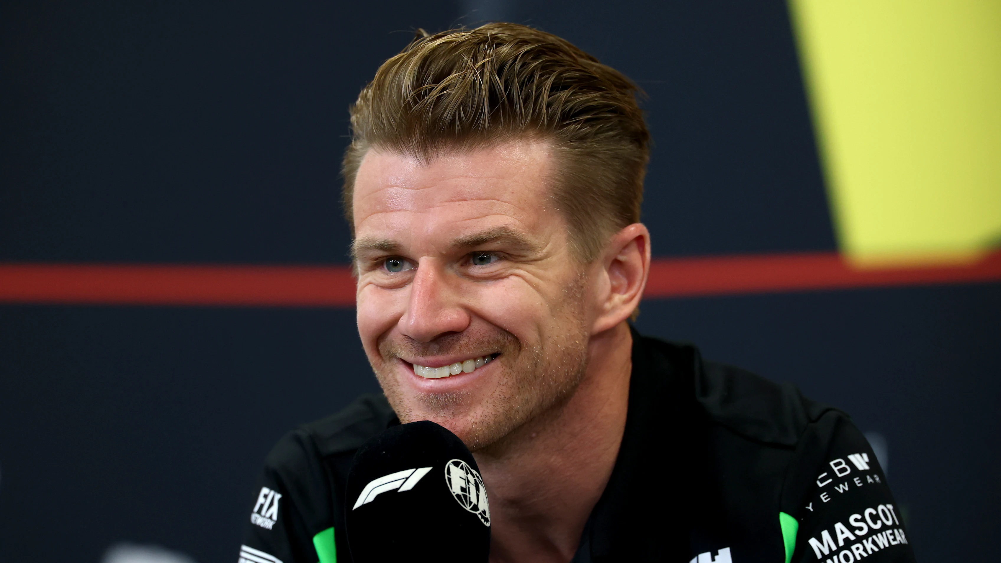 SPA, BELGIUM - JULY 24: Nico Hulkenberg of Germany and Stake F1 Team Kick Sauber speaks in the