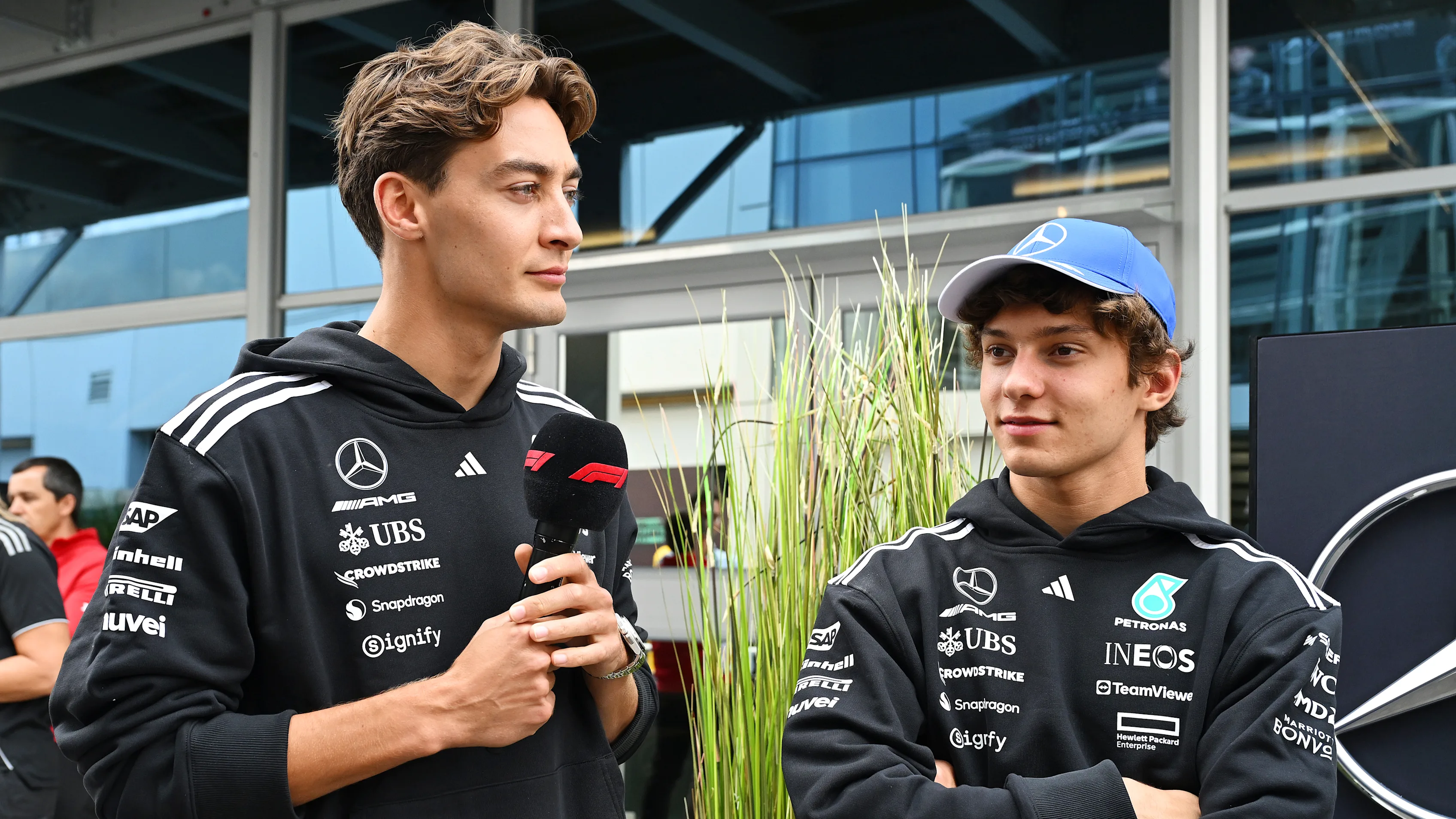 MONTREAL, QUEBEC - JUNE 12: George Russell of Great Britain and Mercedes AMG Petronas F1 Team and