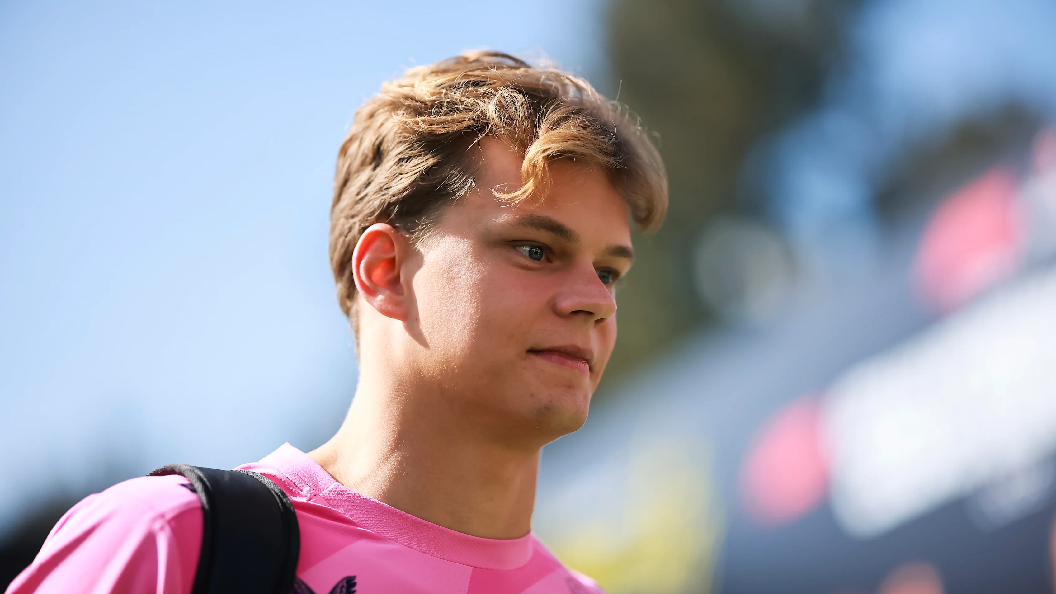 MEXICO CITY, MEXICO - OCTOBER 24: Paul Aron of Estonia and Alpine F1 arrives in the Paddock prior