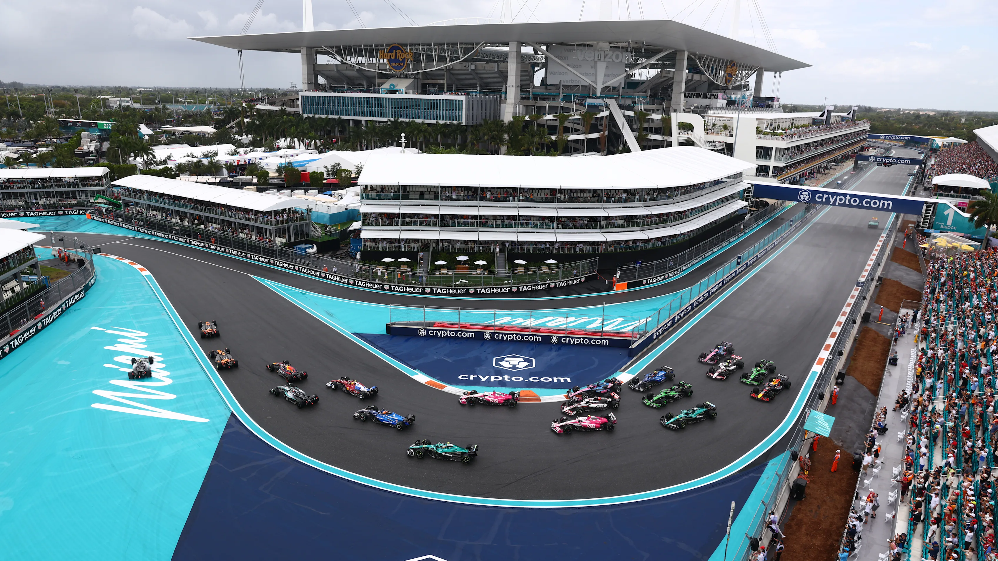 MIAMI, FLORIDA - MAY 03: Andrea Kimi Antonelli of Italy driving the (12) Mercedes AMG Petronas F1