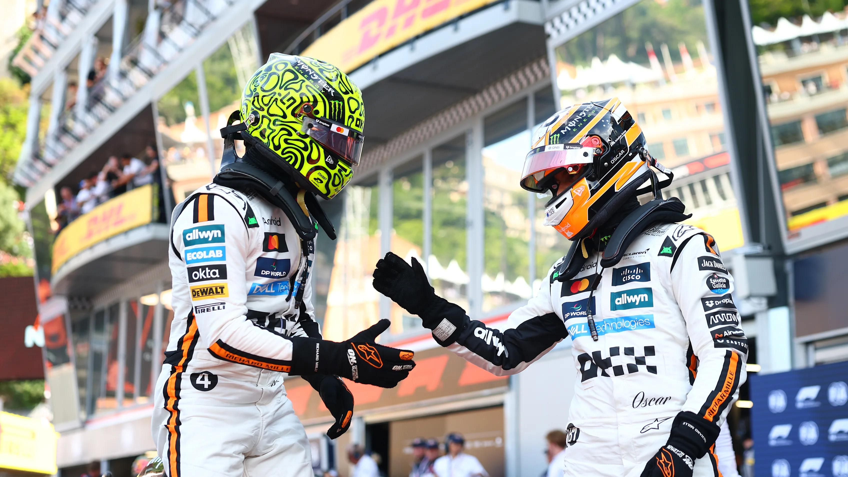 MONTE-CARLO, MONACO - MAY 24: Pole position qualifier Lando Norris of Great Britain and McLaren and