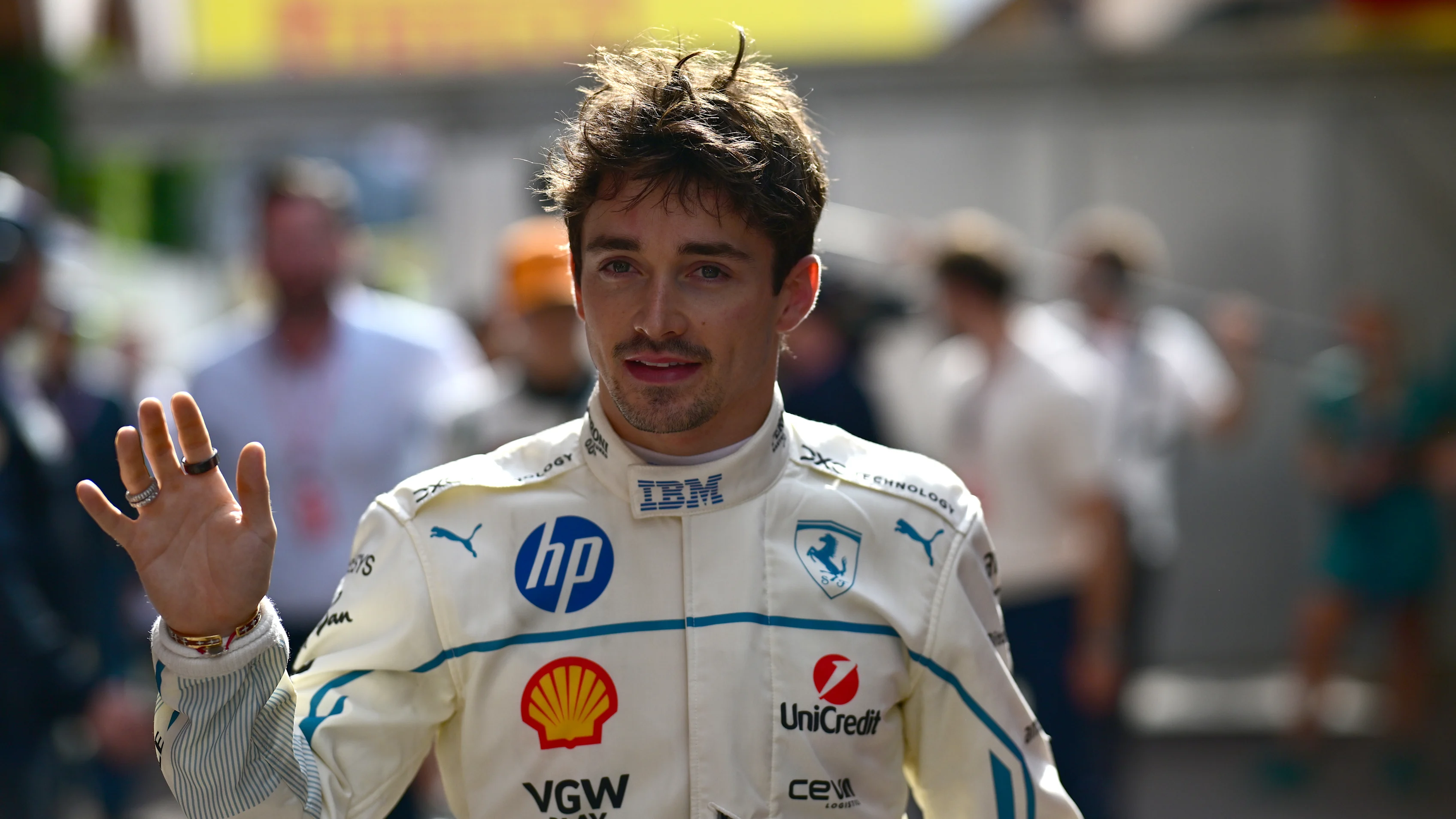 MONTE-CARLO, MONACO - MAY 24: Second placed qualifier Charles Leclerc of Monaco and Scuderia