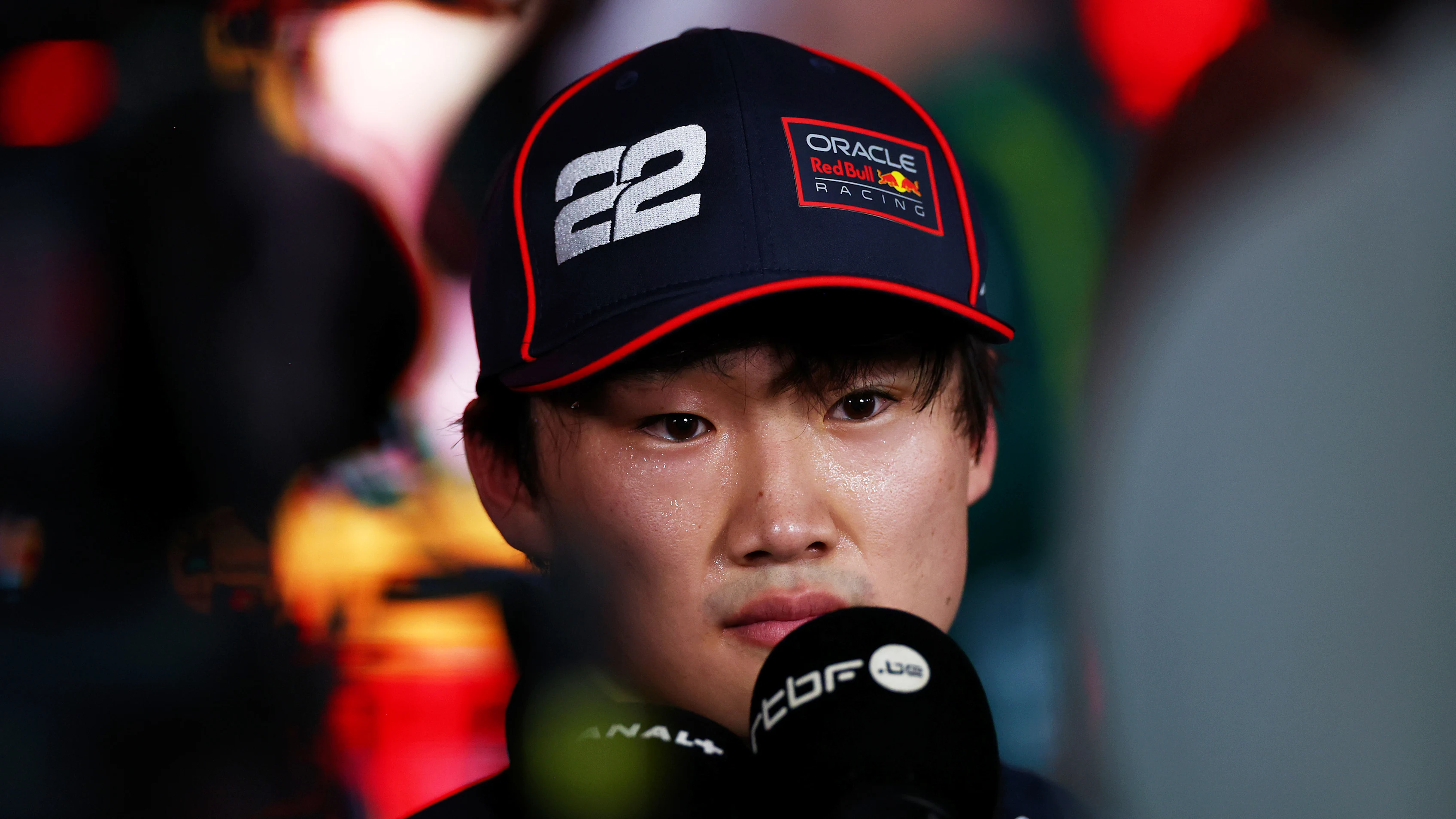 LUSAIL CITY, QATAR - NOVEMBER 29: Fifth placed Yuki Tsunoda of Japan and Oracle Red Bull Racing is