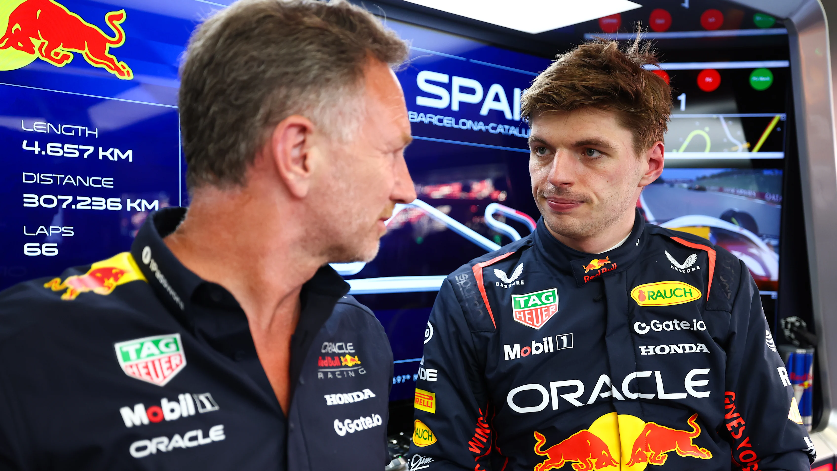 BARCELONA, SPAIN - MAY 30: Christian Horner, Team Principal of Oracle Red Bull Racing and Max