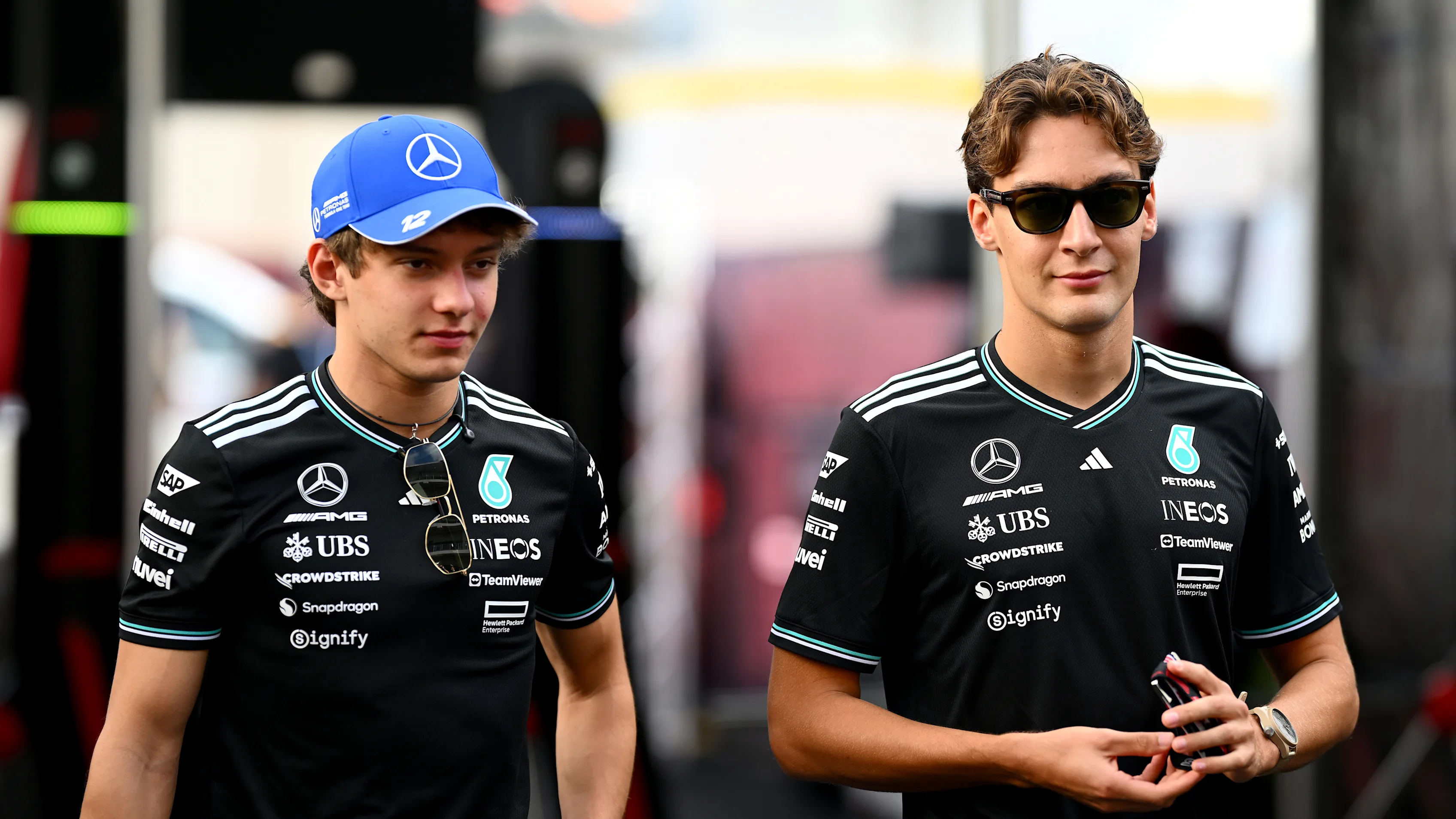 AUSTIN, TEXAS - OCTOBER 18: Andrea Kimi Antonelli of Italy and Mercedes AMG Petronas F1 Team and