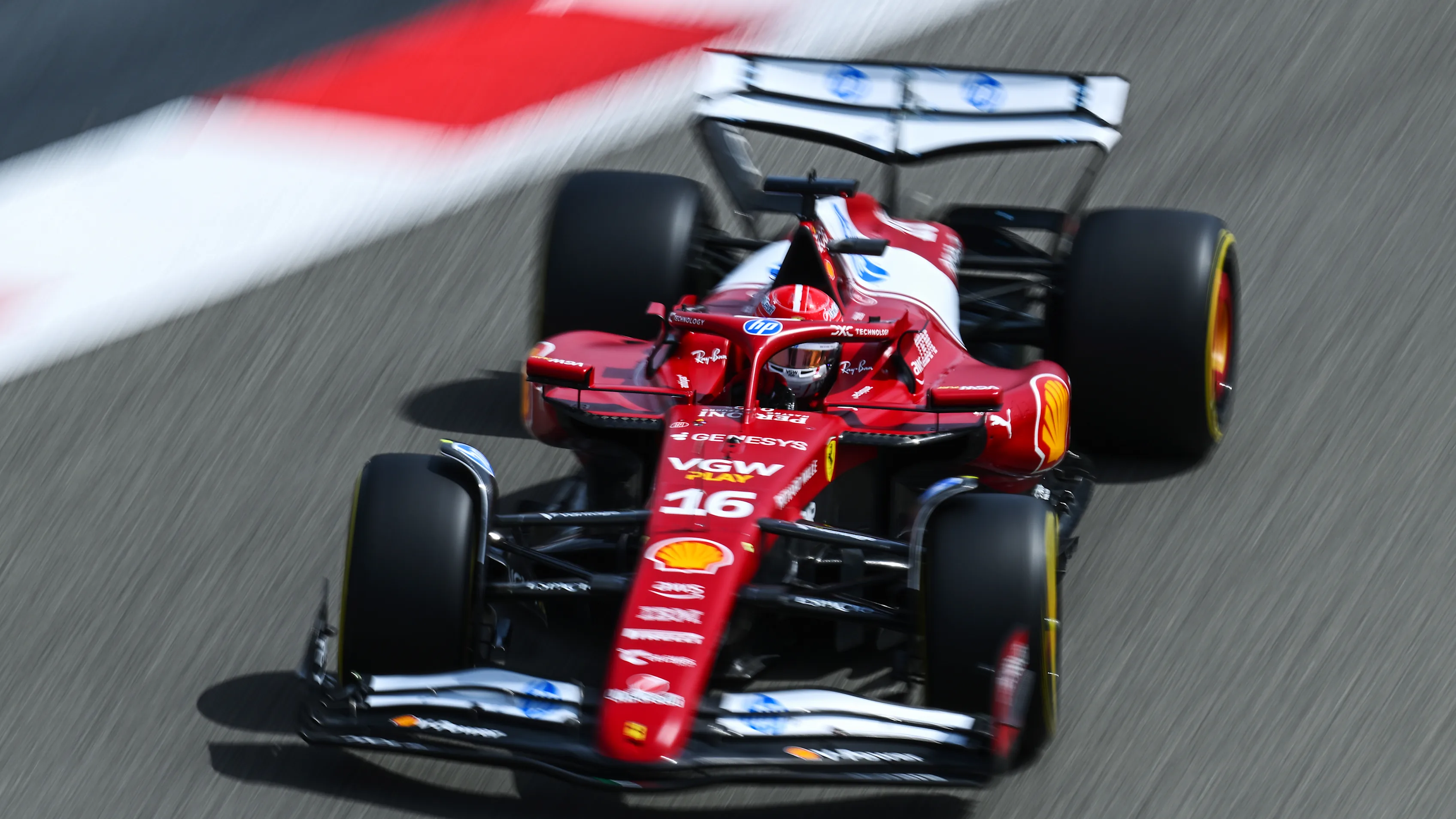 BAHRAIN, BAHRAIN - FEBRUARY 28: Charles Leclerc of Monaco driving the (16) Scuderia Ferrari SF-25