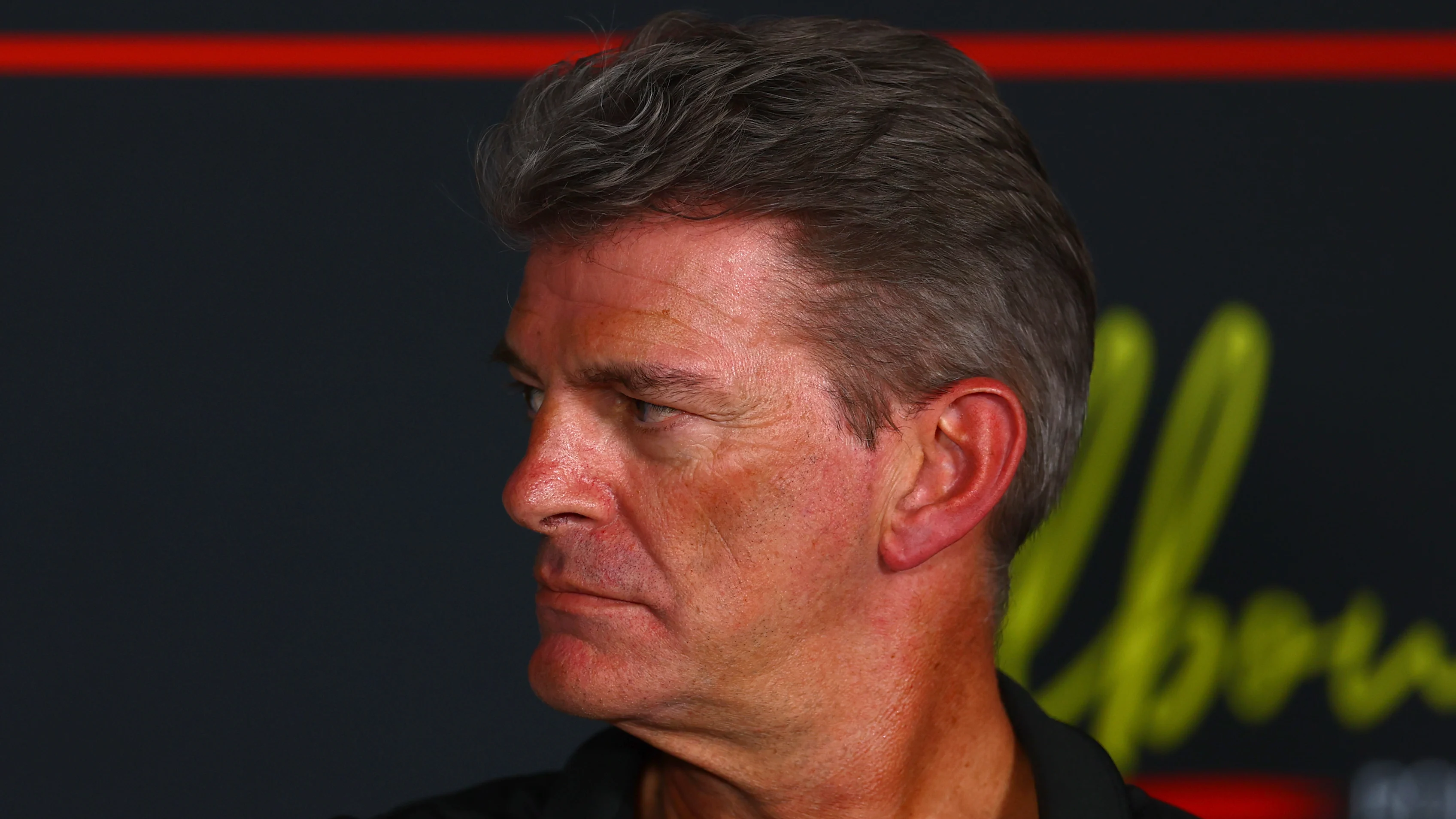 MELBOURNE, AUSTRALIA - MARCH 06: Graeme Lowdon, Team Principal of Cadillac F1 Team in the Team Principals Press Conference during practice ahead of the F1 Grand Prix of Australia at Albert Park Grand Prix Circuit on March 06, 2026 in Melbourne, Australia. (Photo by Joe Portlock/Getty Images)