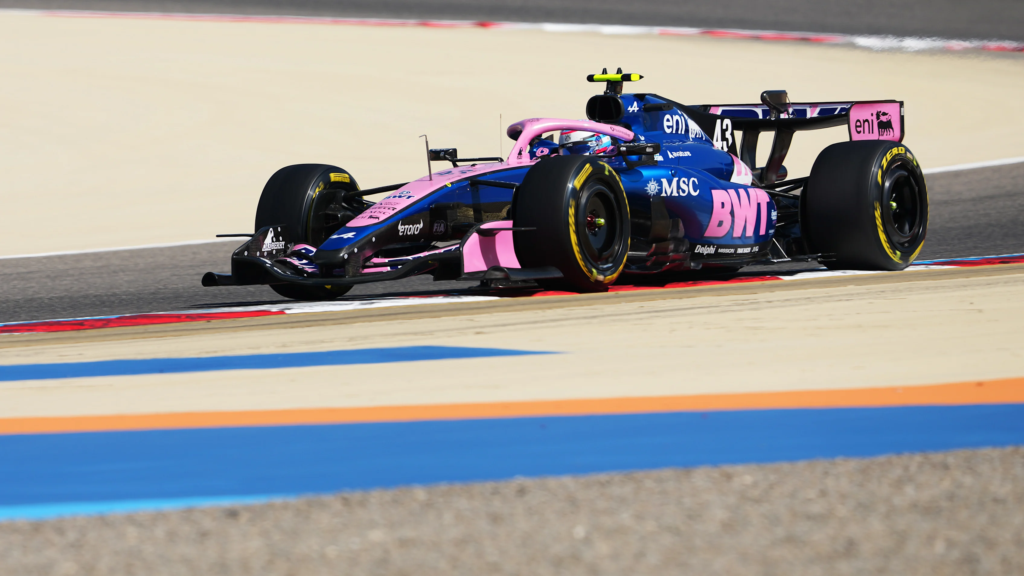 BAHRAIN, BAHRAIN - FEBRUARY 19: Franco Colapinto of Argentina driving the (43) Alpine F1 A526