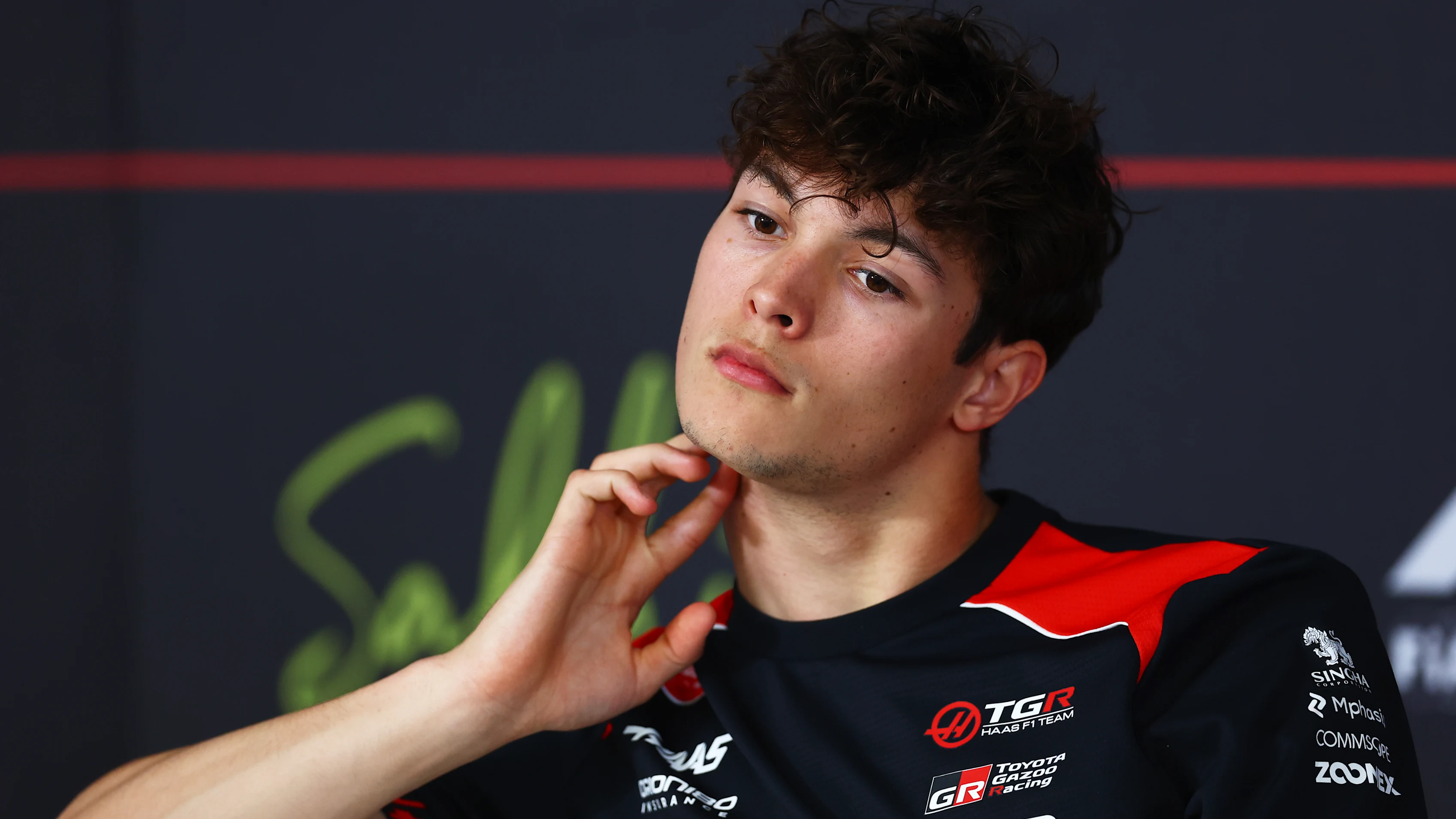 BAHRAIN, BAHRAIN - FEBRUARY 20: Oliver Bearman of Great Britain and Haas F1 looks on in the Drivers