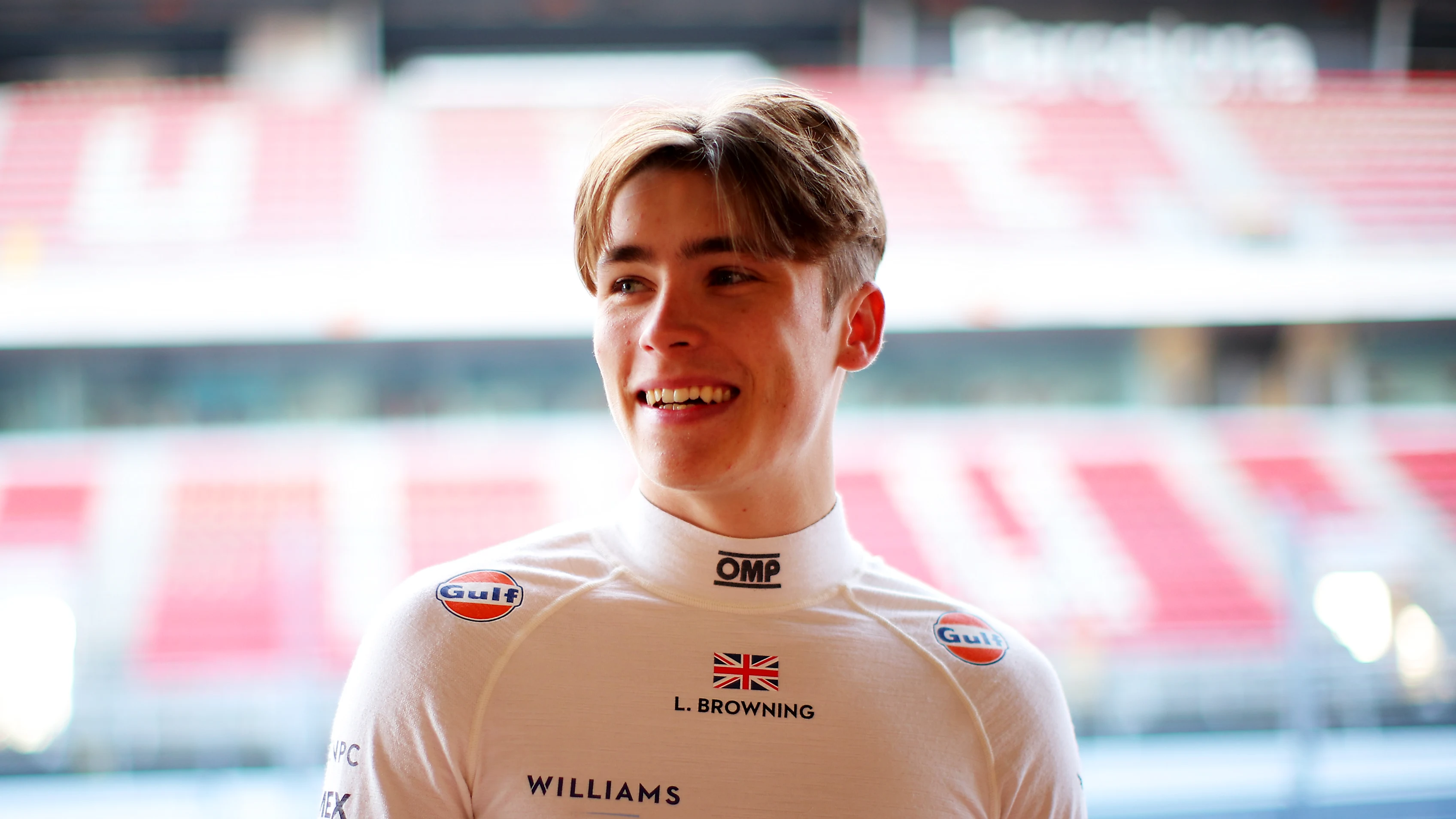 MONTMELO, SPAIN - OCTOBER 10: Luke Browning of Great Britain and Hitech Pulse-Eight (16) prepares