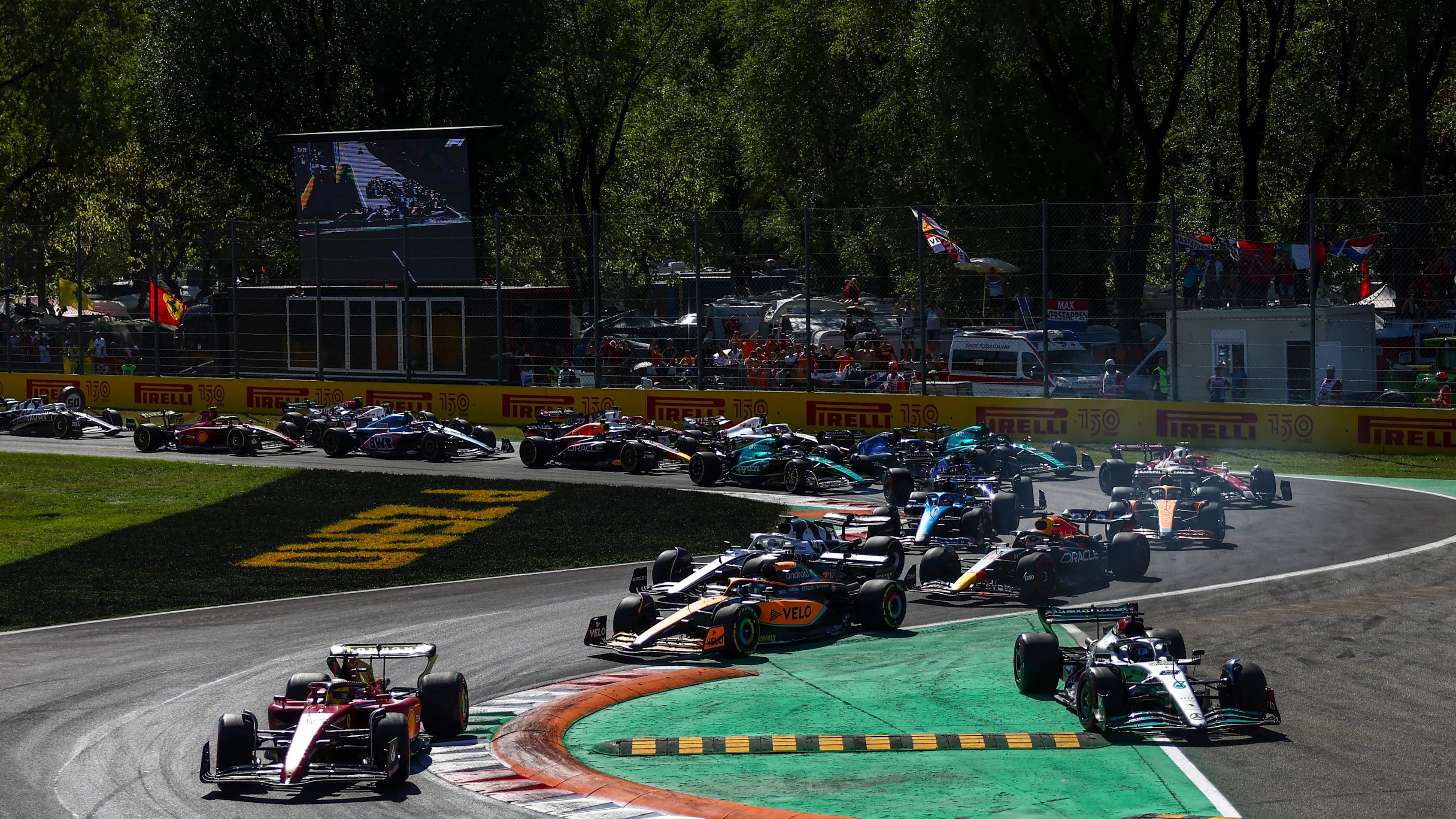 Formula 1 Italian Grand Prix race at Circuit Monza, on September 11, 2022 in Monza, Italy (Photo by