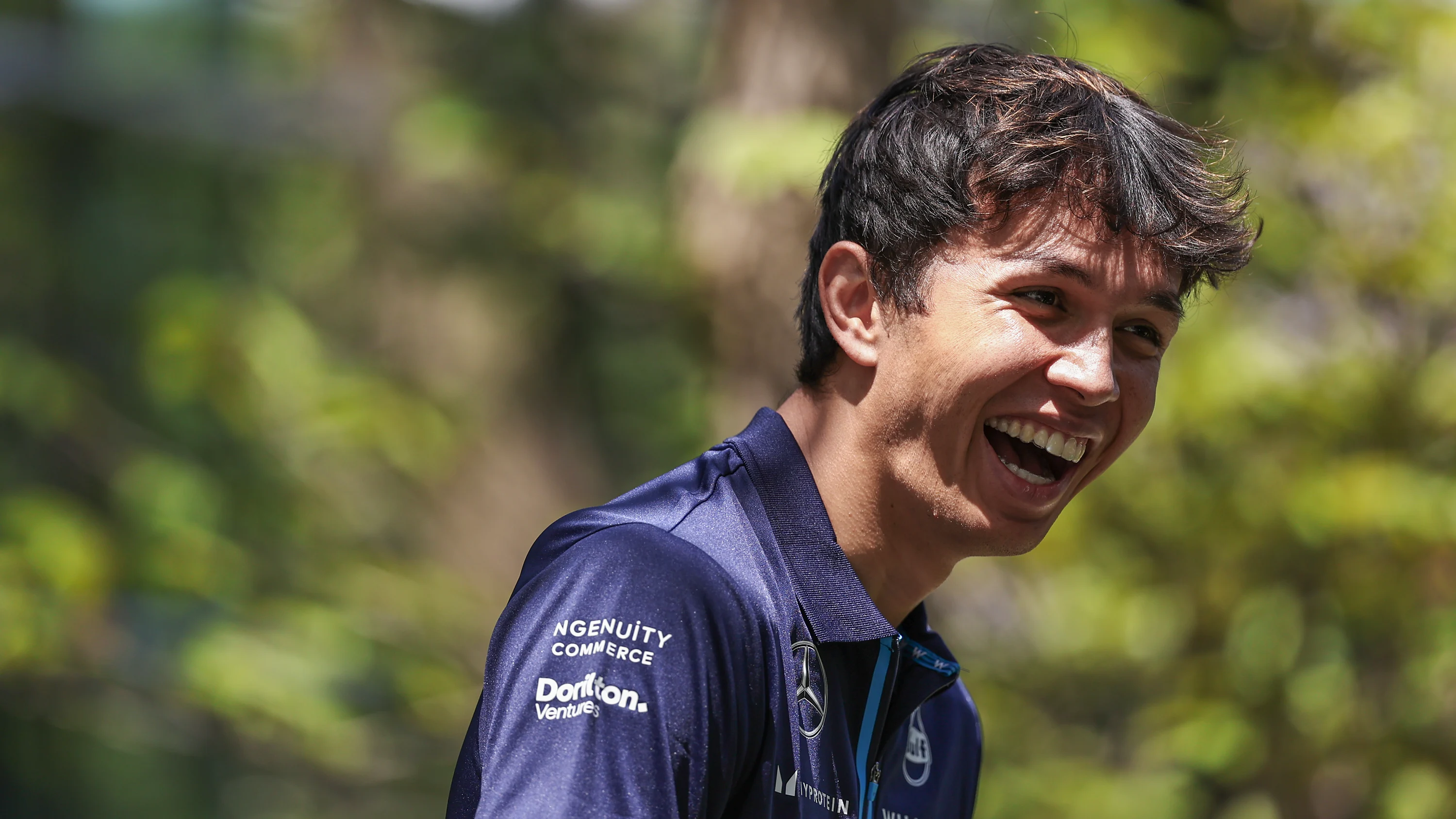 SHANGHAI, CHINA - APRIL 18: Alexander Albon of Thailand and Williams Racing during previews ahead