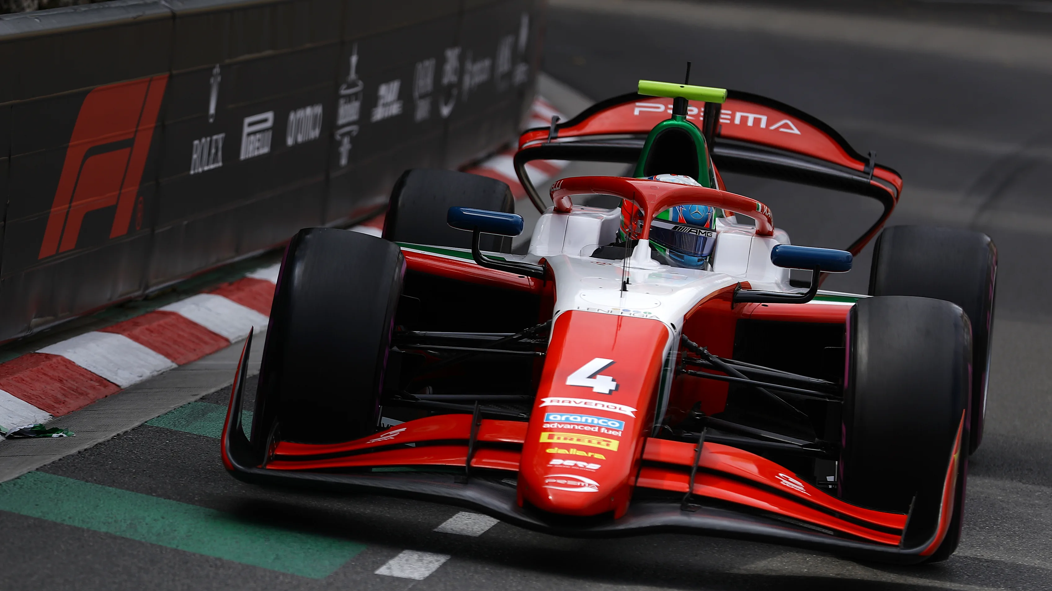 MONTE-CARLO, MONACO - MAY 24: Andrea Kimi Antonelli of Italy and PREMA Racing (4) drives on track
