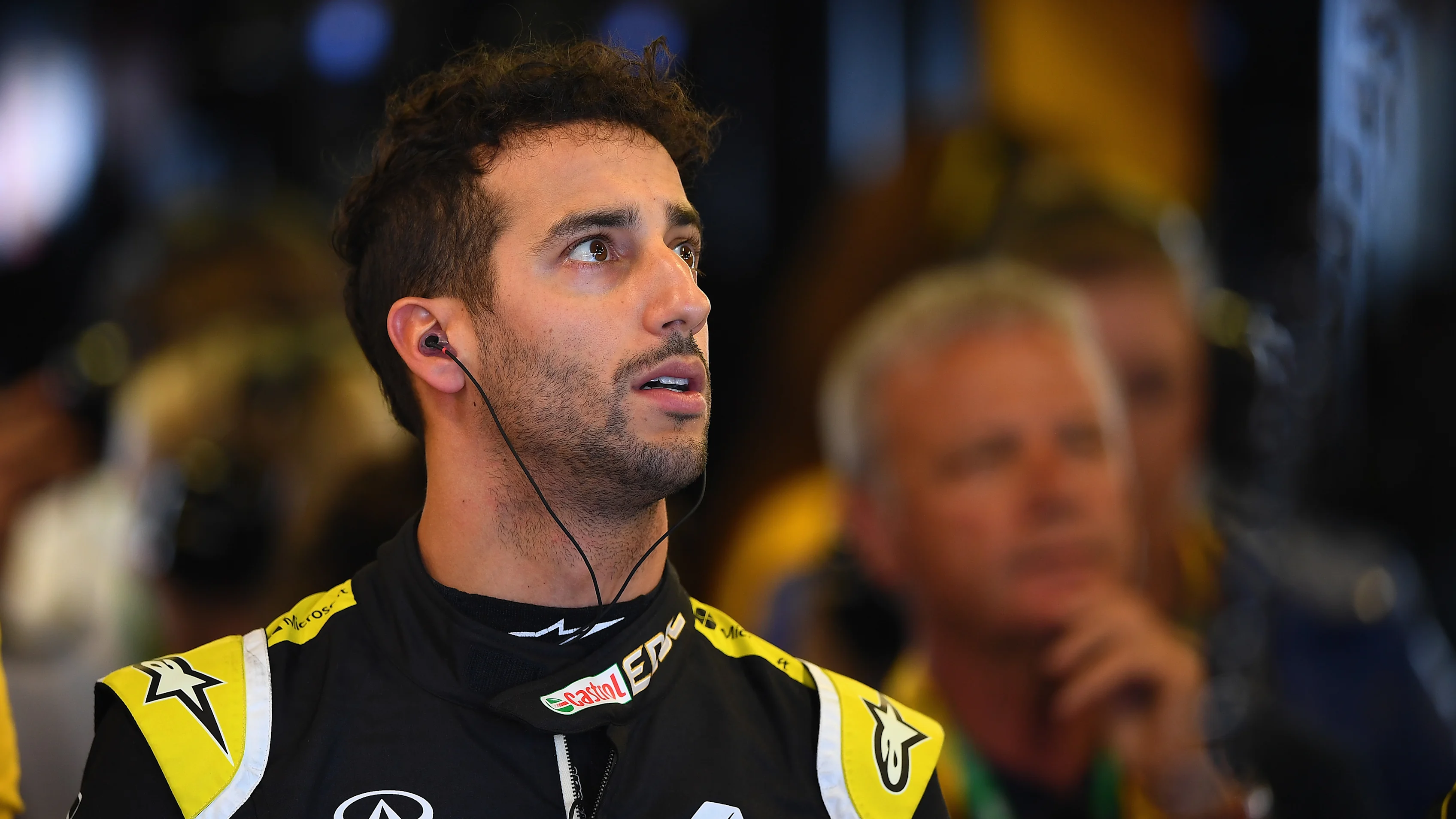 MELBOURNE, AUSTRALIA - MARCH 15:  Daniel Ricciardo of Australia and Renault Sport F1 looks on in