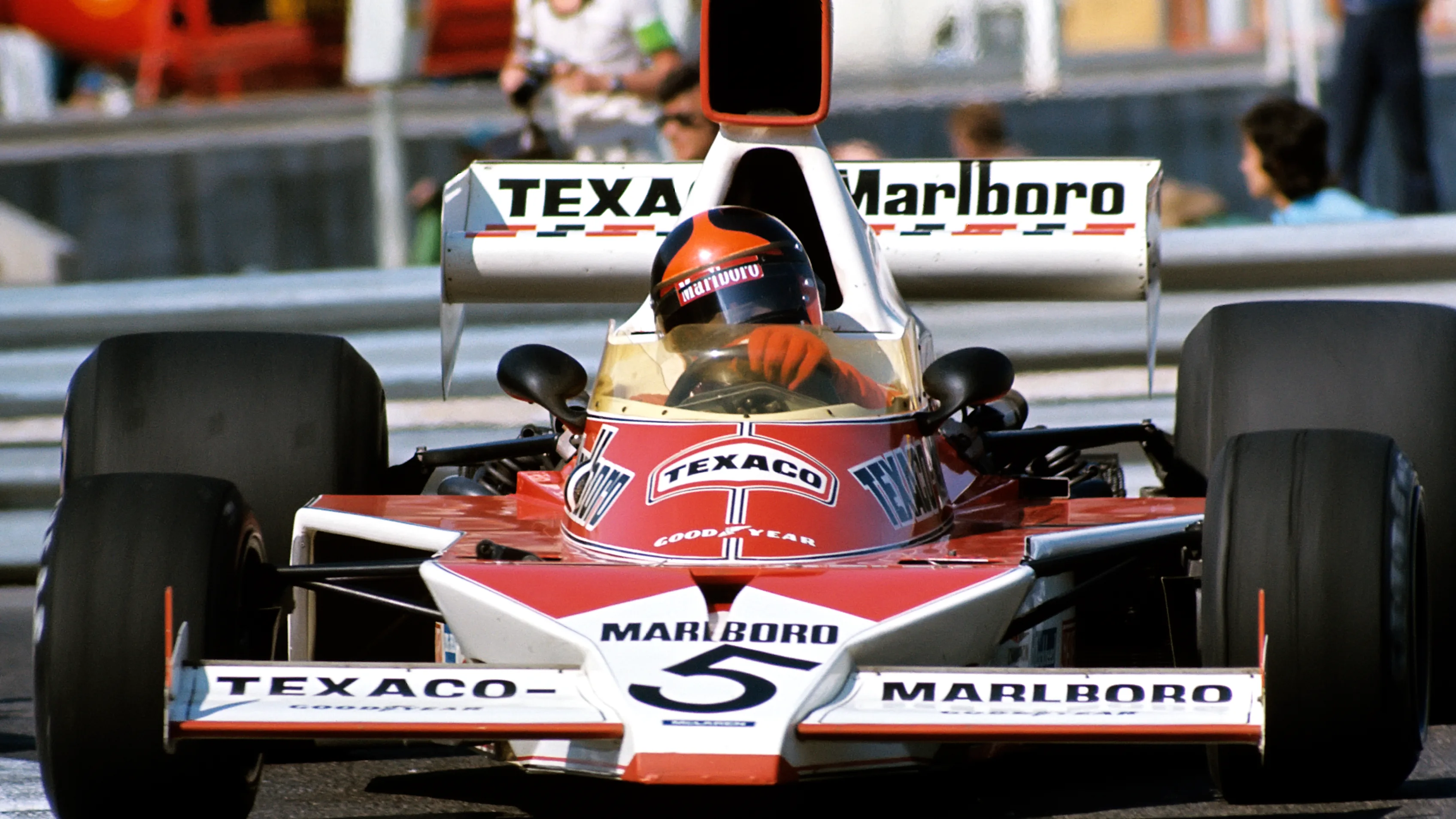 Emerson Fittipaldi, McLaren-Ford M23, Grand Prix of Monaco, Circuit de Monaco, 26 May 1974. (Photo