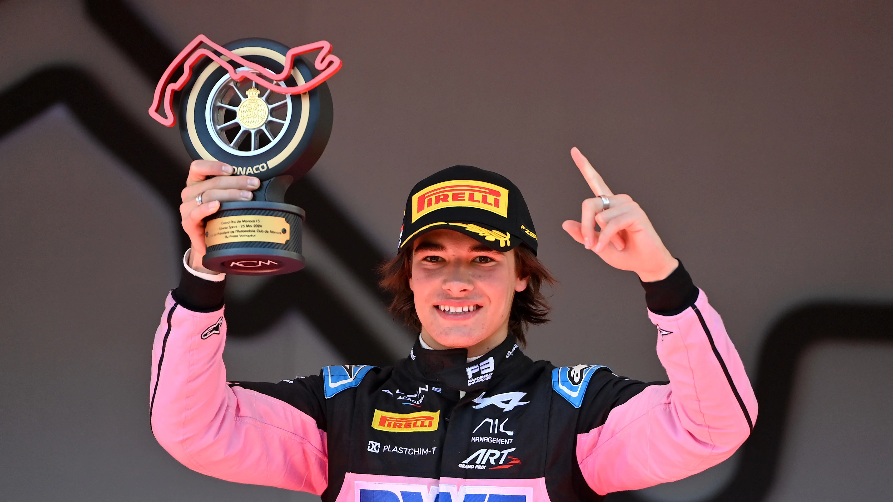 MONTE-CARLO, MONACO - MAY 25: Race winner Nikola Tsolov of Bulgaria and ART Grand Prix (25)