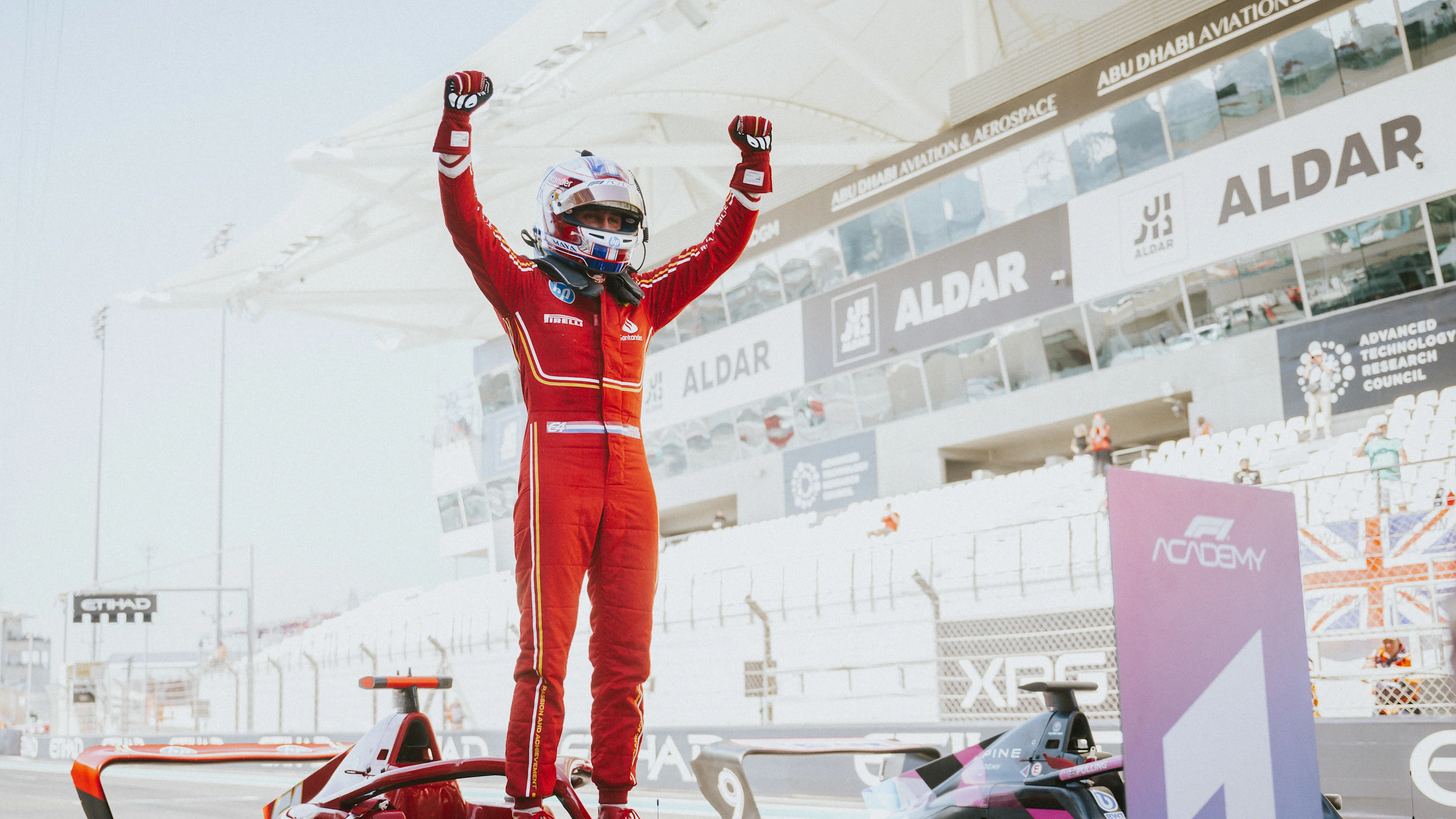 ABU DHABI, UNITED ARAB EMIRATES - DECEMBER 08: (EDITORS NOTE: Image has been digitally enhanced.)