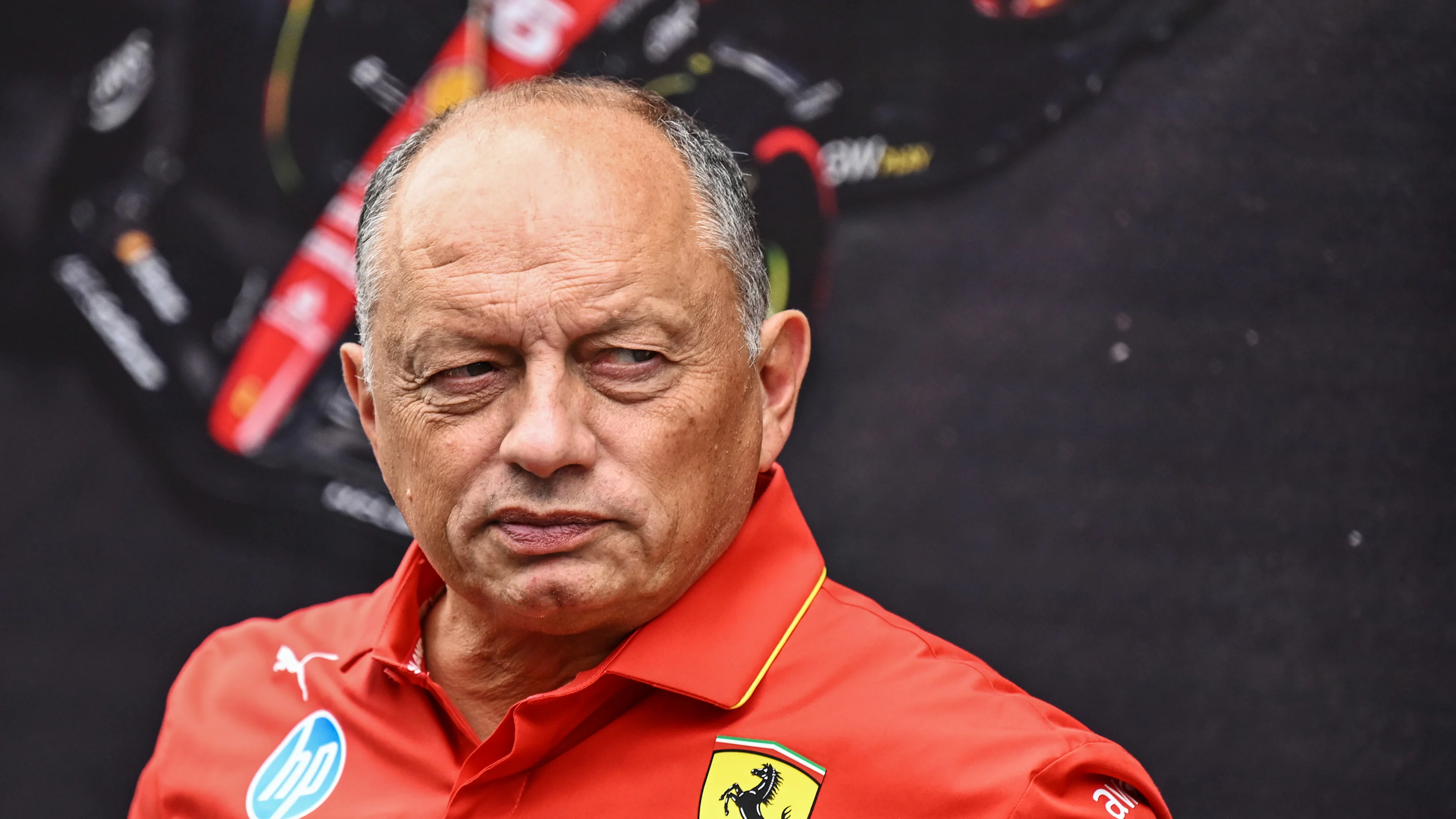 SINGAPORE, SINGAPORE - SEPTEMBER 20: Ferrari Team Principal Frederic Vasseur attends the Team
