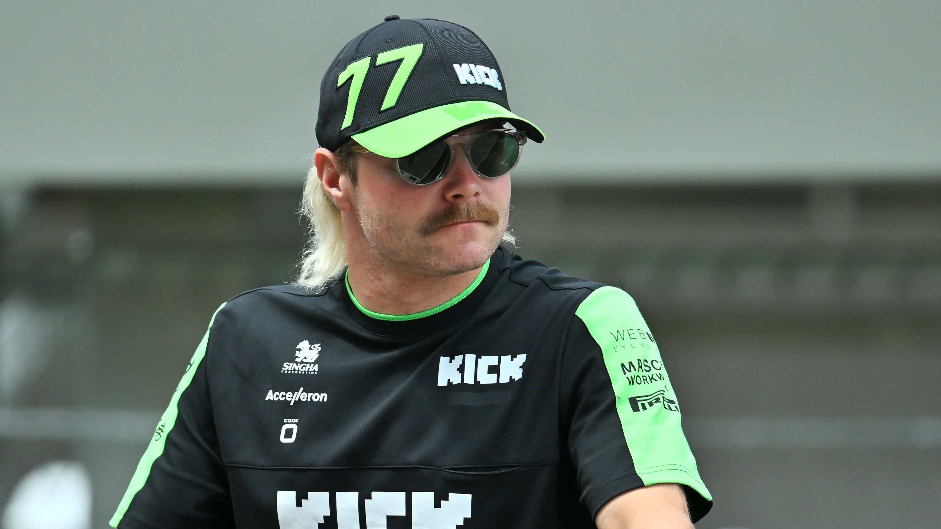 BARCELONA, SPAIN - JUNE 23: Valtteri Bottas of Finland and Stake F1 Team Kick Sauber during the F1