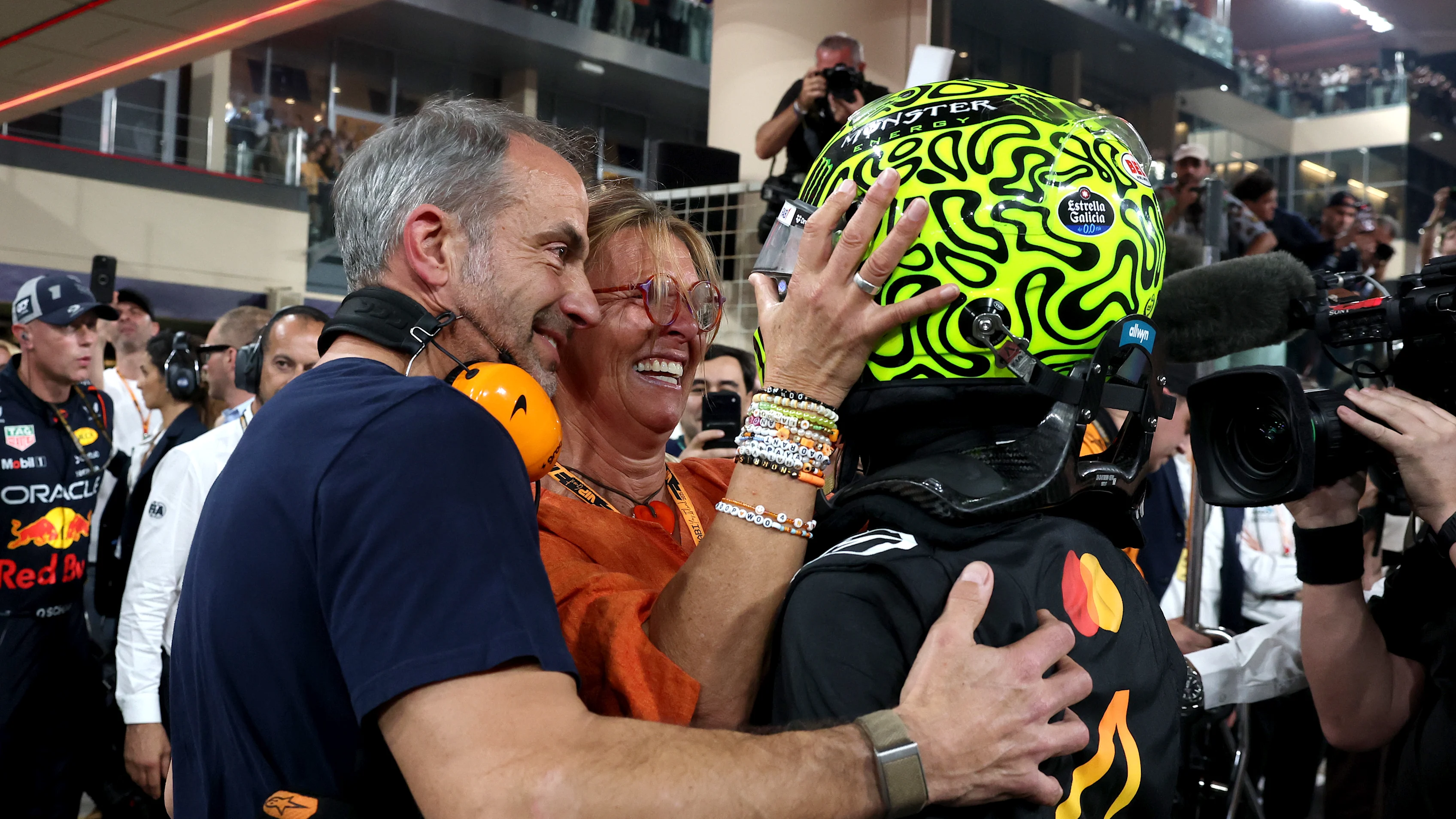 ABU DHABI, UNITED ARAB EMIRATES - DECEMBER 07: 2025 F1 World Drivers Champion and Third placed