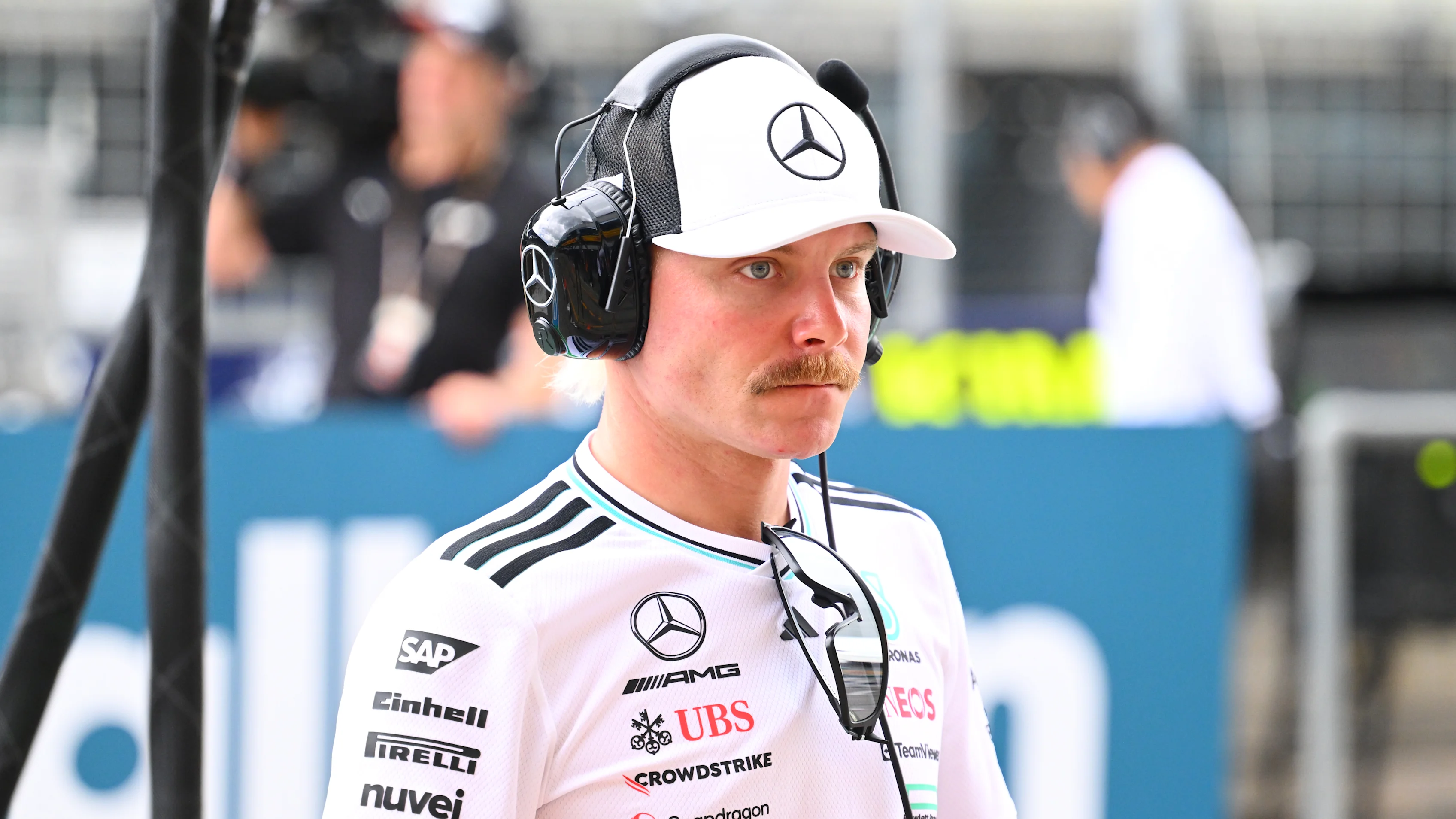 SPIELBERG, AUSTRIA - JUNE 27: Valtteri Bottas of Finland and Mercedes AMG Petronas F1 Team looks on