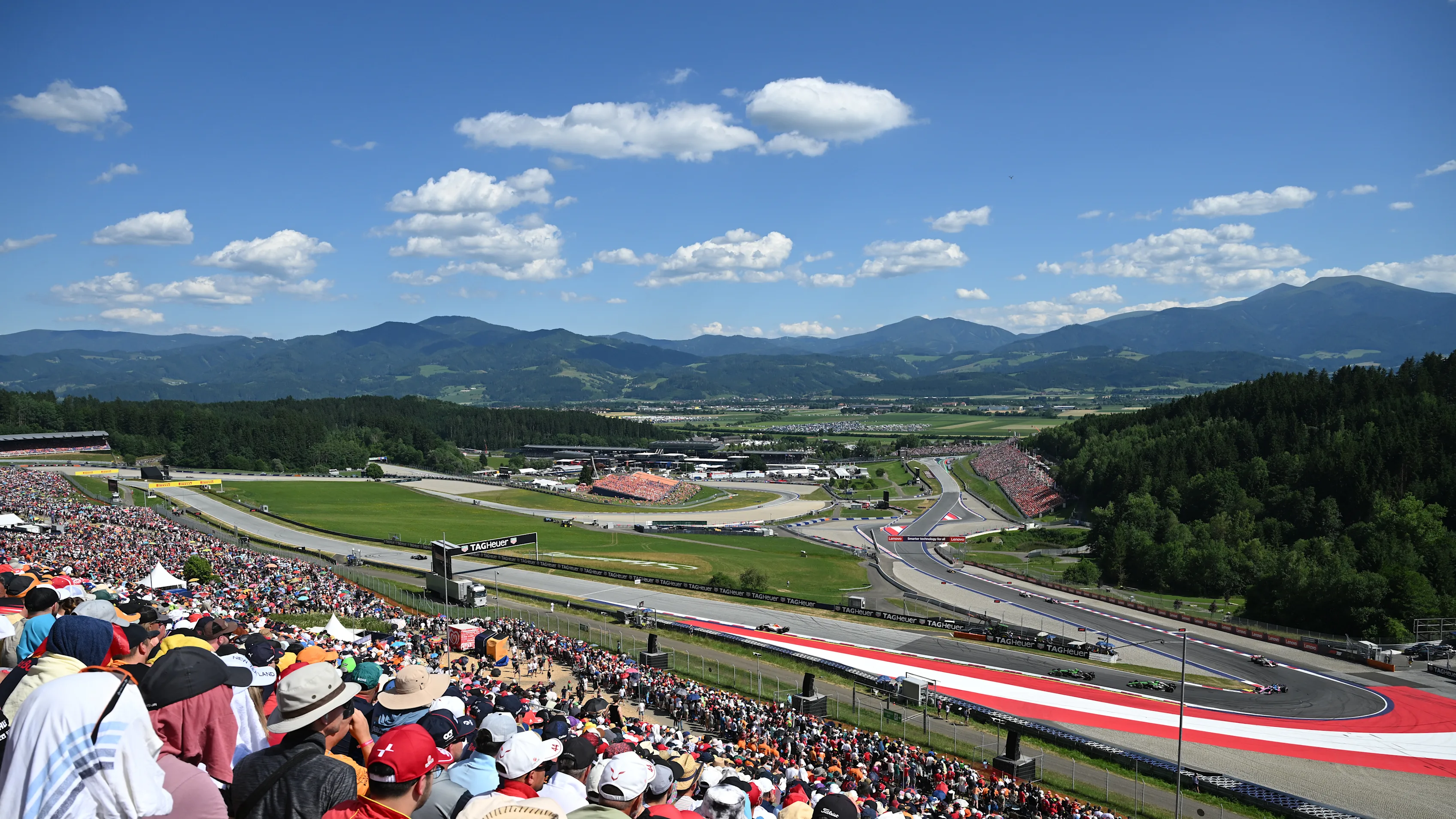SPIELBERG, AUSTRIA - JUNE 29: Isack Hadjar of France driving the (6) Visa Cash App Racing Bulls