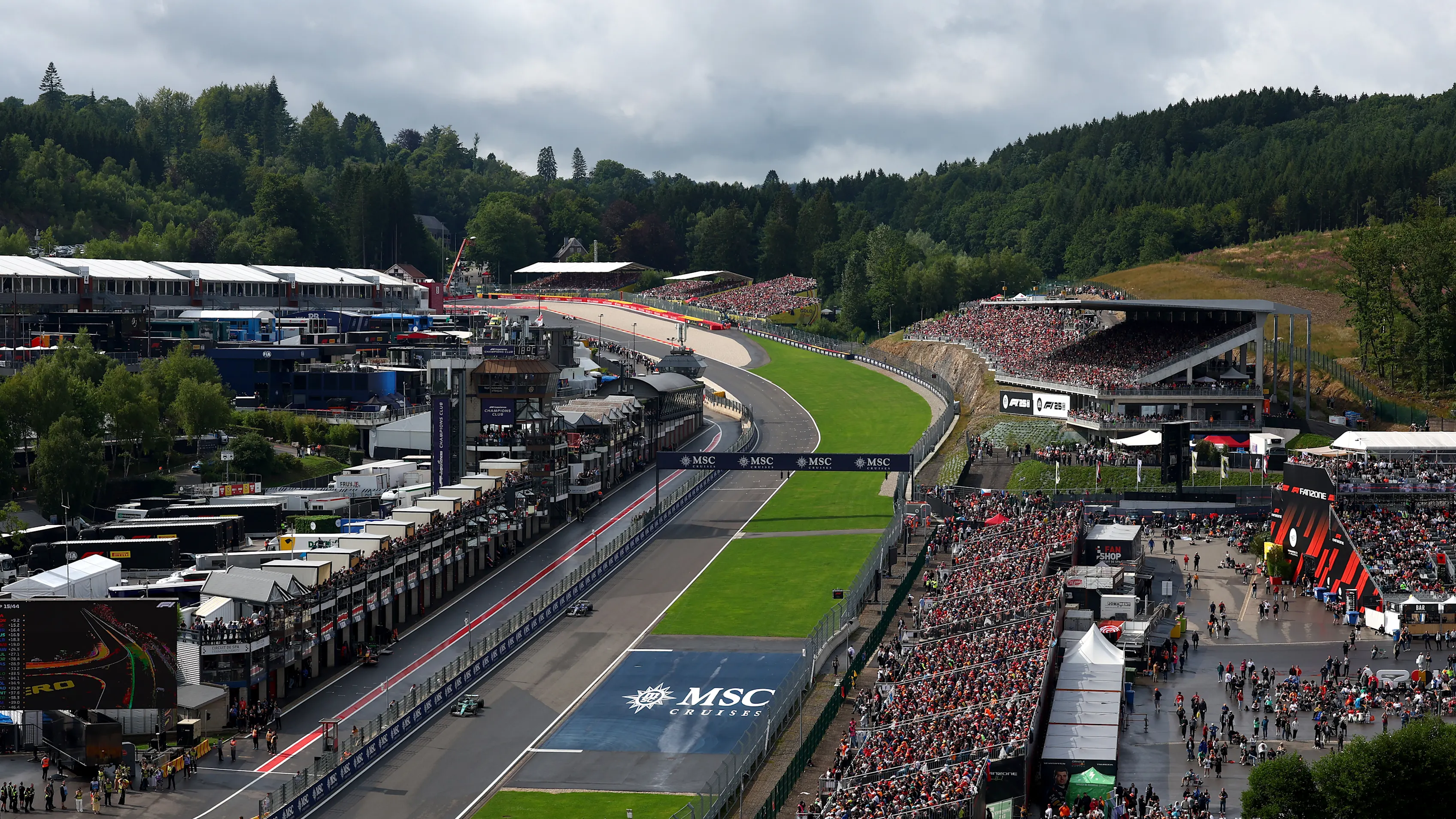 SPA, BELGIUM - JULY 27: Andrea Kimi Antonelli of Italy driving the (12) Mercedes AMG Petronas F1
