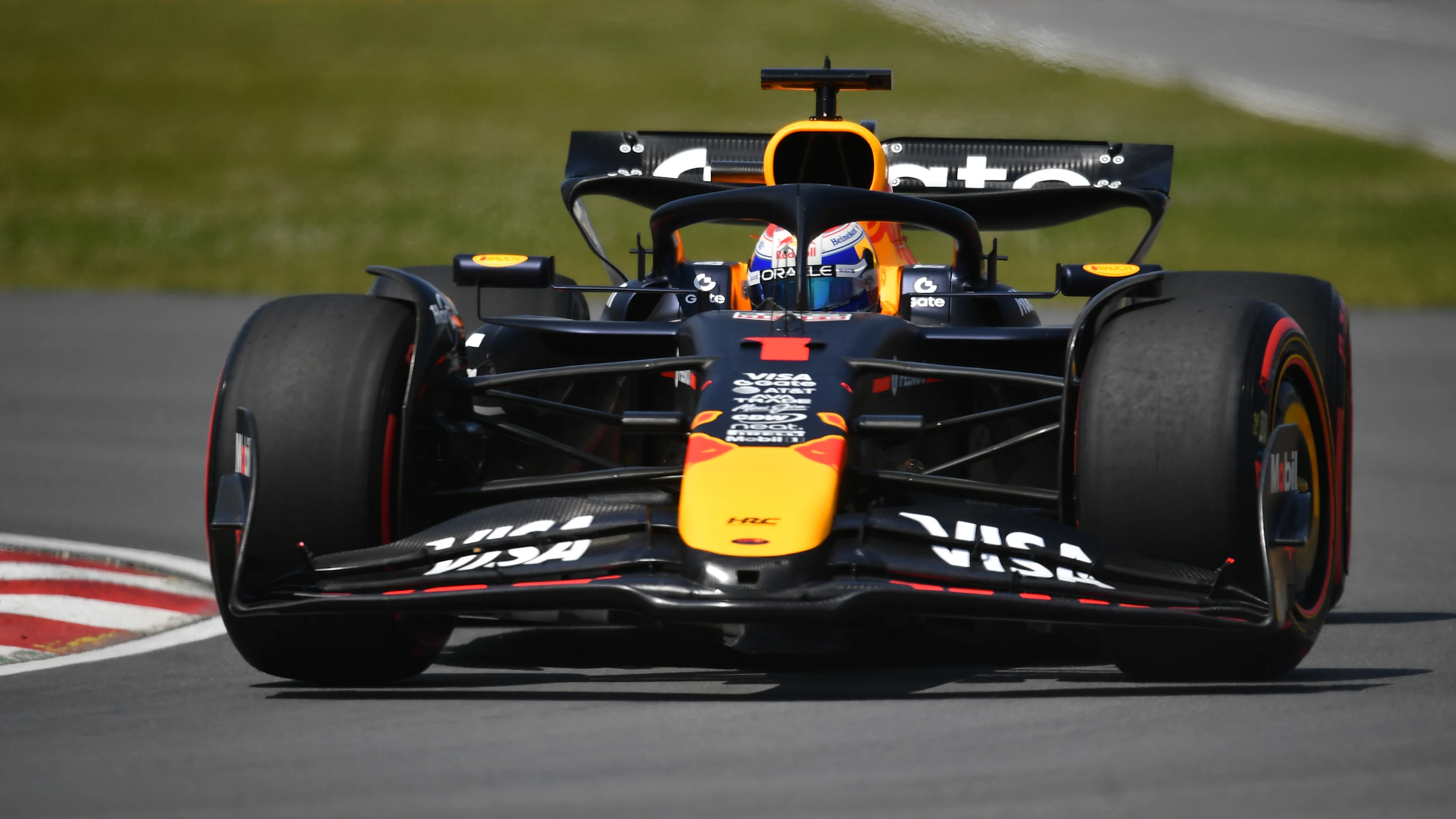 MONTREAL, QUEBEC - JUNE 13: Max Verstappen of the Netherlands driving the (1) Oracle Red Bull