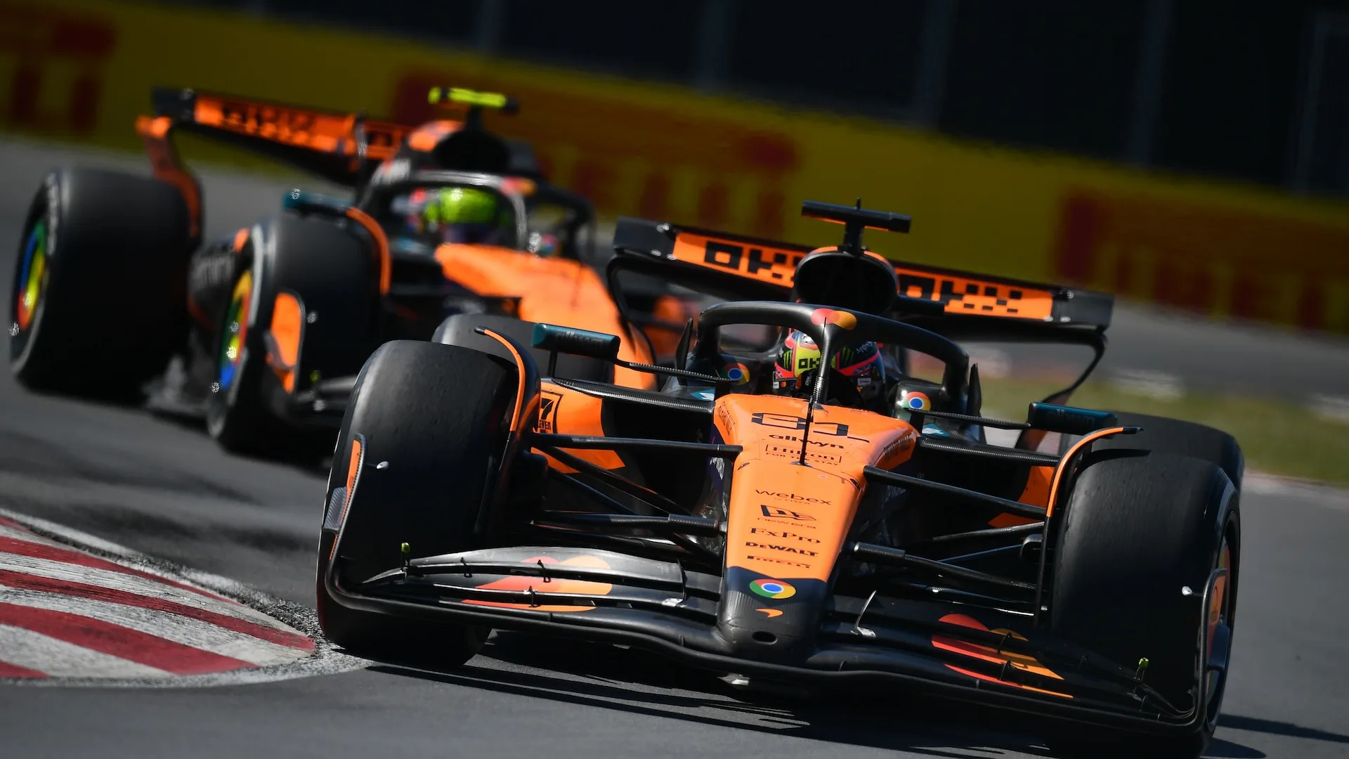 MONTREAL, QUEBEC - JUNE 15: Oscar Piastri of Australia driving the (81) McLaren MCL39 Mercedes