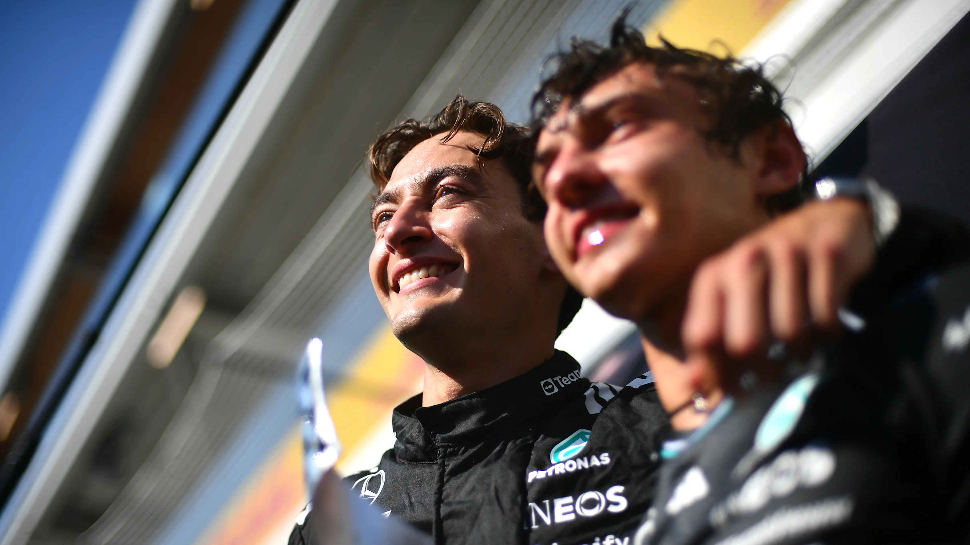 MONTREAL, QUEBEC - JUNE 15: Race winner George Russell of Great Britain and Mercedes AMG Petronas