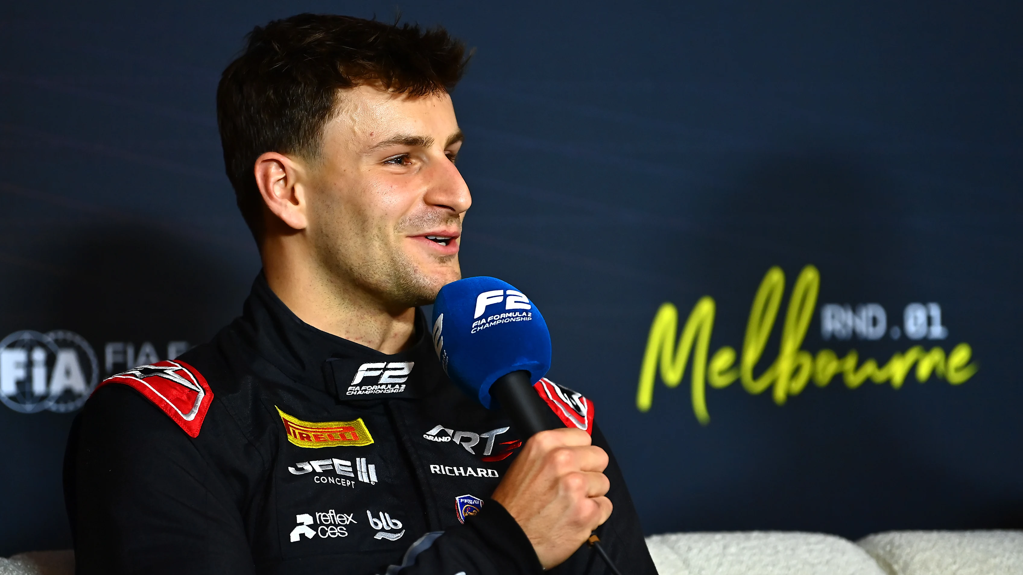 MELBOURNE, AUSTRALIA - MARCH 14: Second place qualifier Victor Martins of France and ART Grand Prix