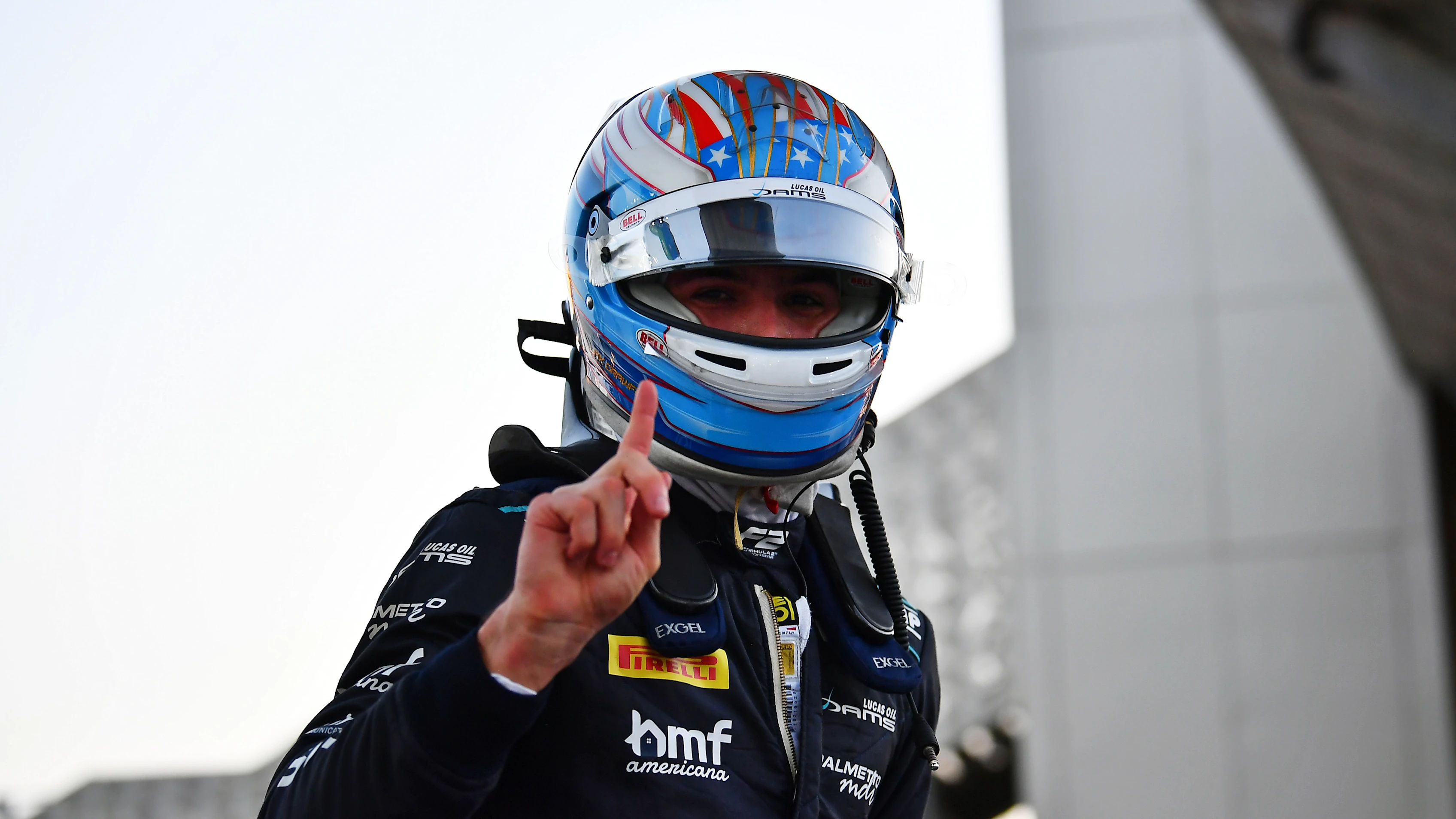 JEDDAH, SAUDI ARABIA - APRIL 18: Pole position qualifier Jak Crawford of United States and DAMS