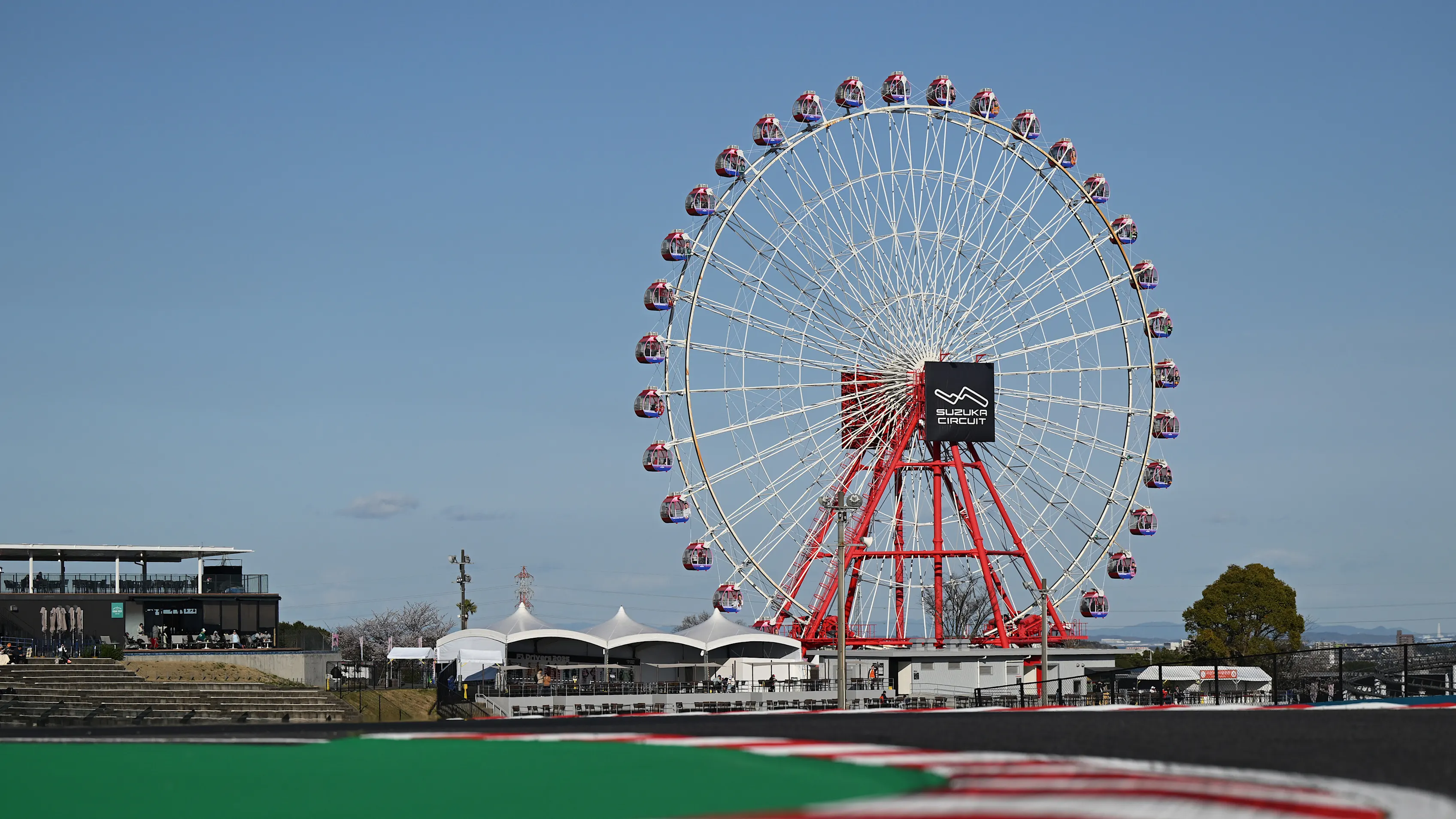 SUZUKA, JAPAN - APRIL 03: The Ferris wheel at the circuit during previews ahead of the F1 Grand