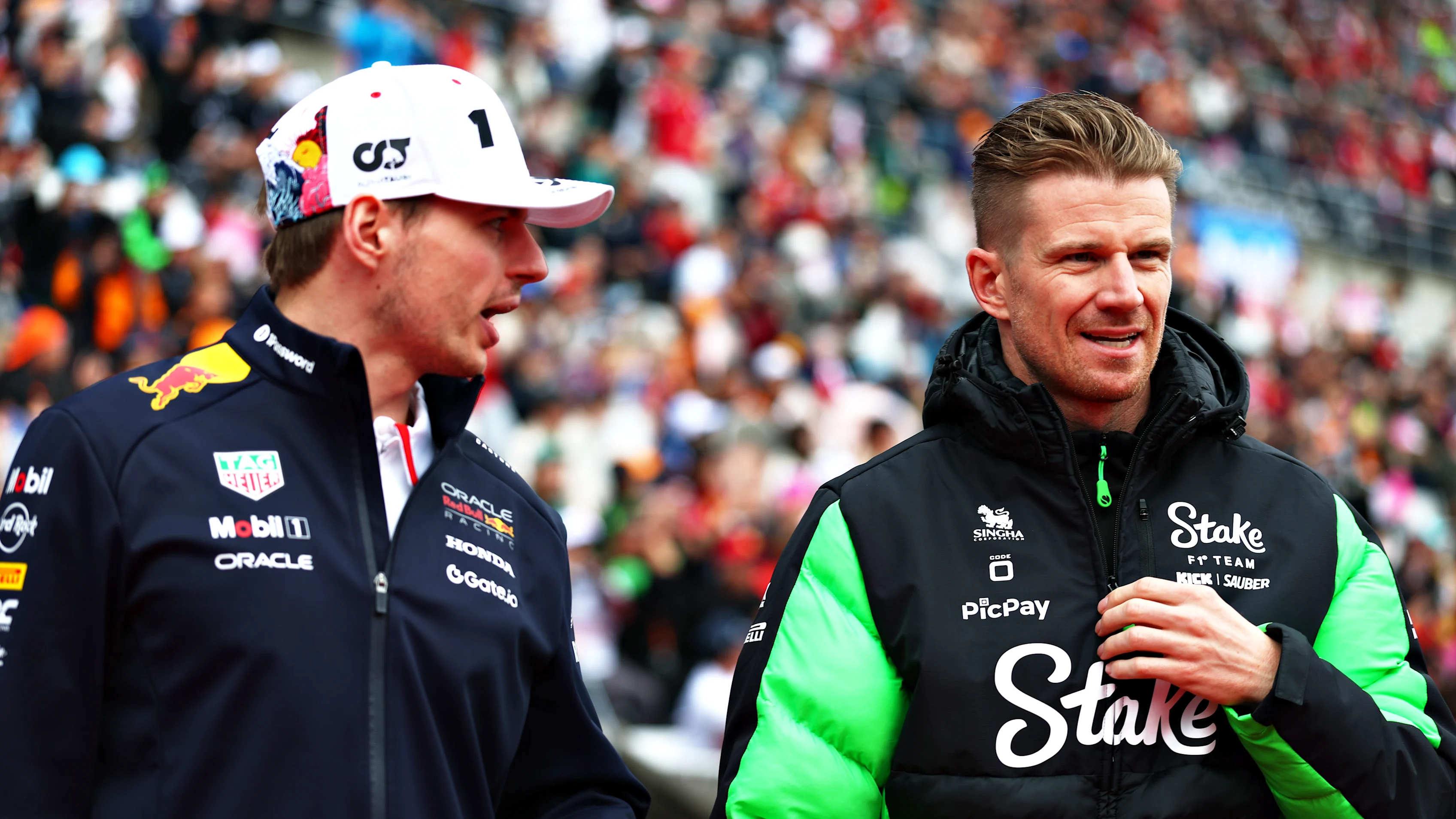 SUZUKA, JAPAN - APRIL 06: Max Verstappen of the Netherlands and Oracle Red Bull Racing and Nico