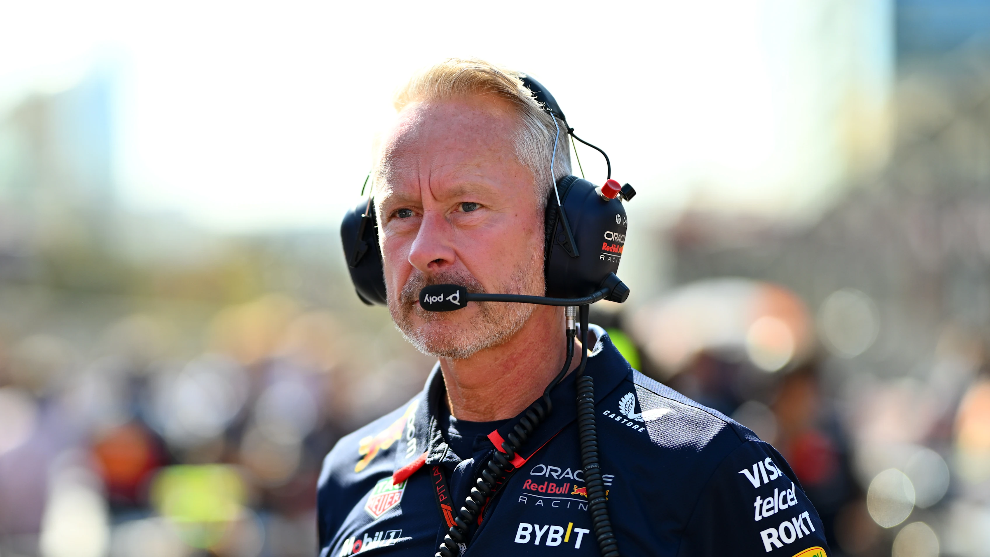 BAKU, AZERBAIJAN - SEPTEMBER 15: Oracle Red Bull Racing Sporting Director Jonathan Wheatley looks