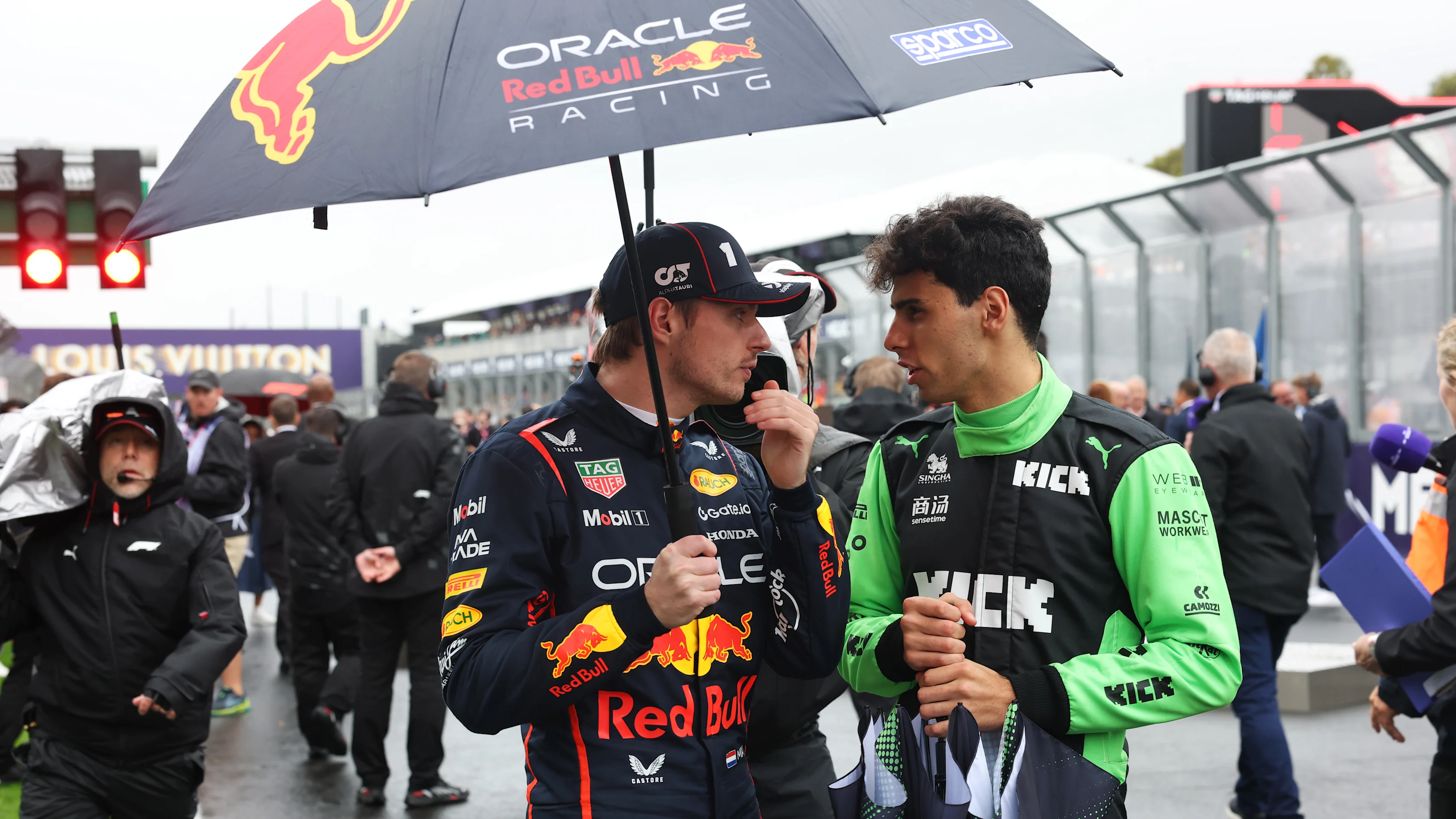 MELBOURNE, AUSTRALIA - MARCH 16: Max Verstappen of the Netherlands and Oracle Red Bull Racing and