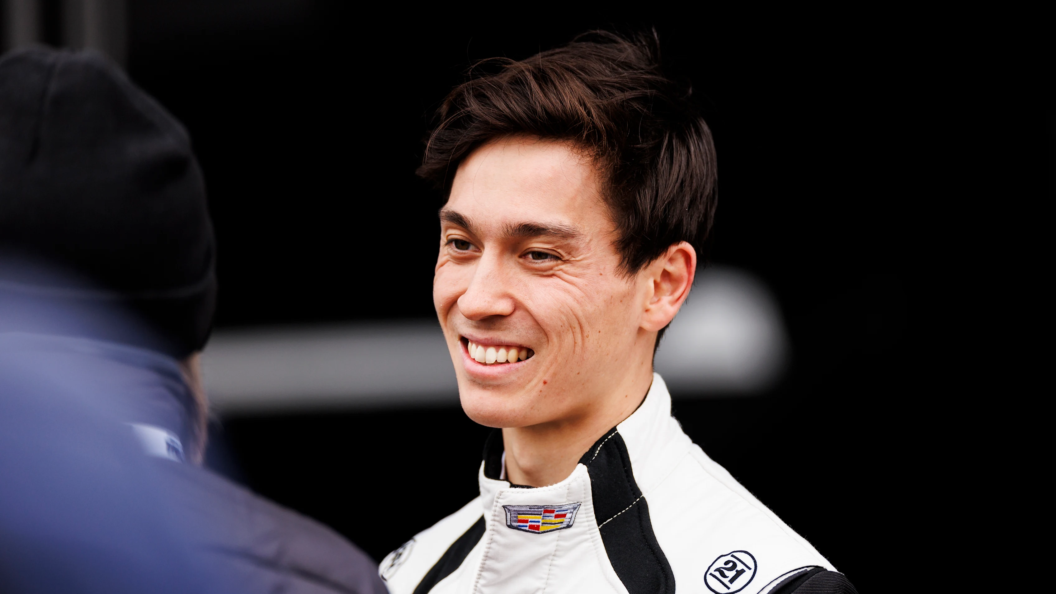 DAYTONA BEACH, FLORIDA - JANUARY 23: Jack Aitken driver of the #31 Cadillac Whelen Cadillac V-LMDh