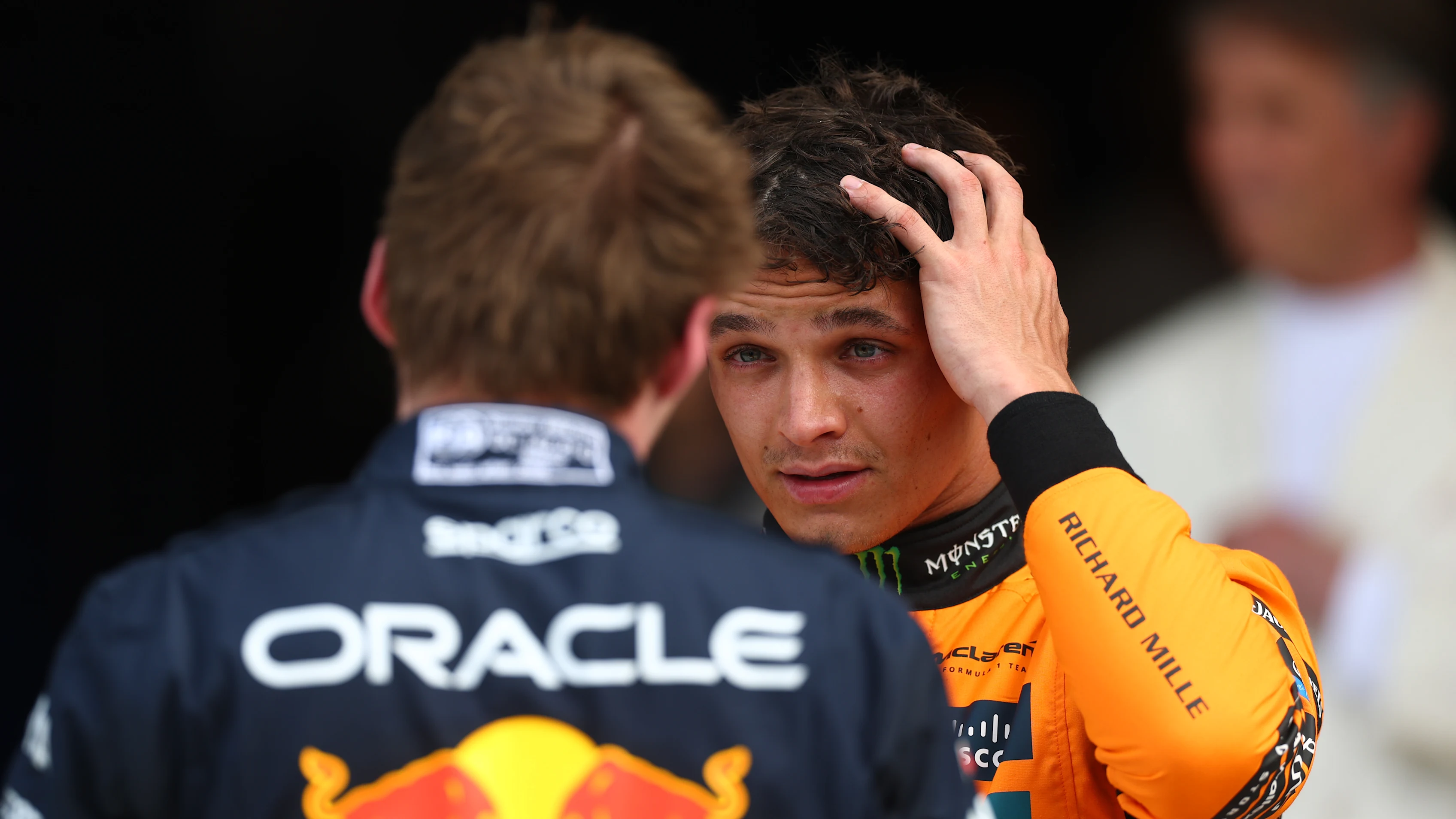 MIAMI, FLORIDA - MAY 03: Pole position qualifier Max Verstappen of the Netherlands and Oracle Red