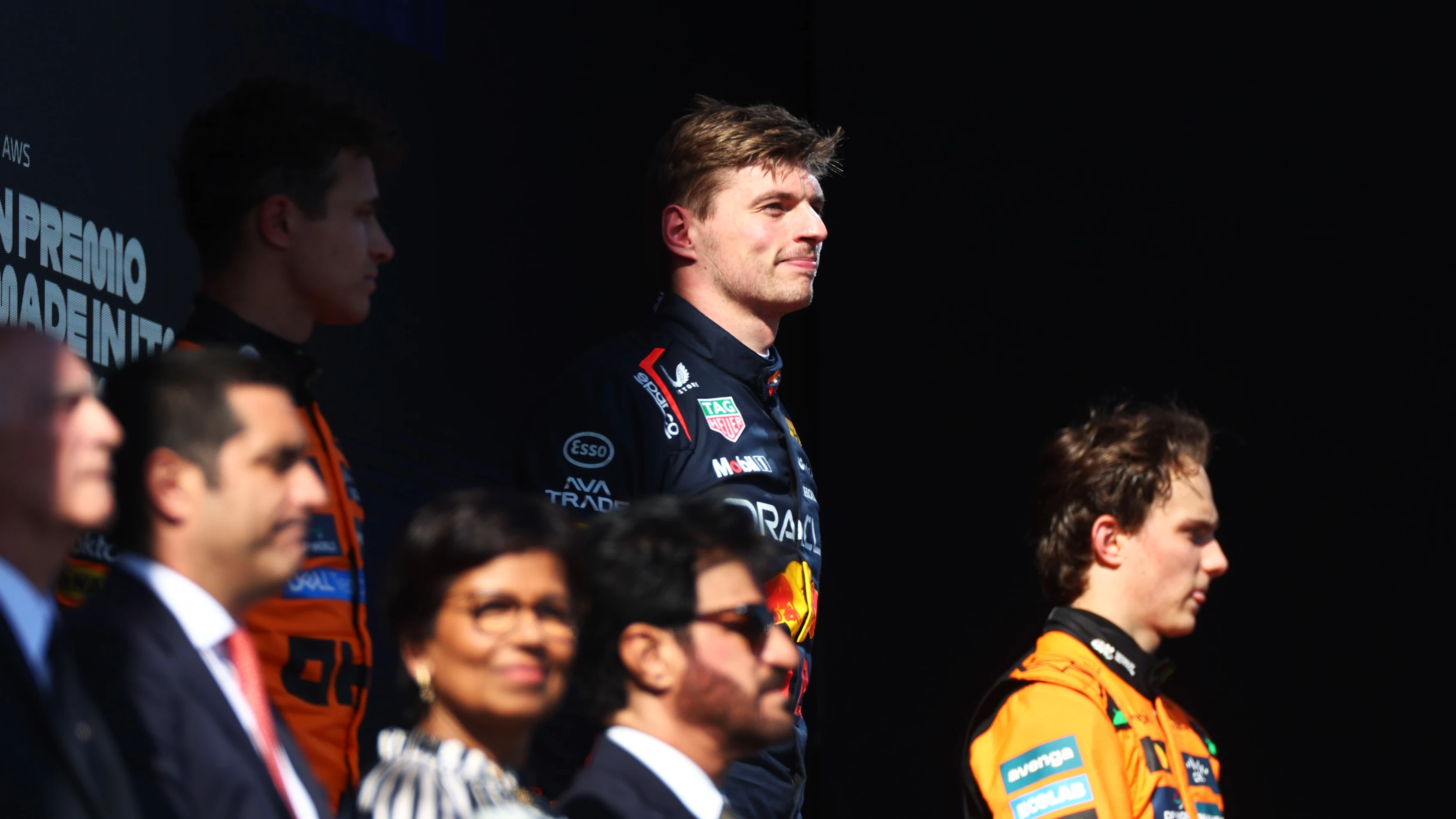 IMOLA, ITALY - MAY 18: Race winner Max Verstappen of the Netherlands and Oracle Red Bull Racing