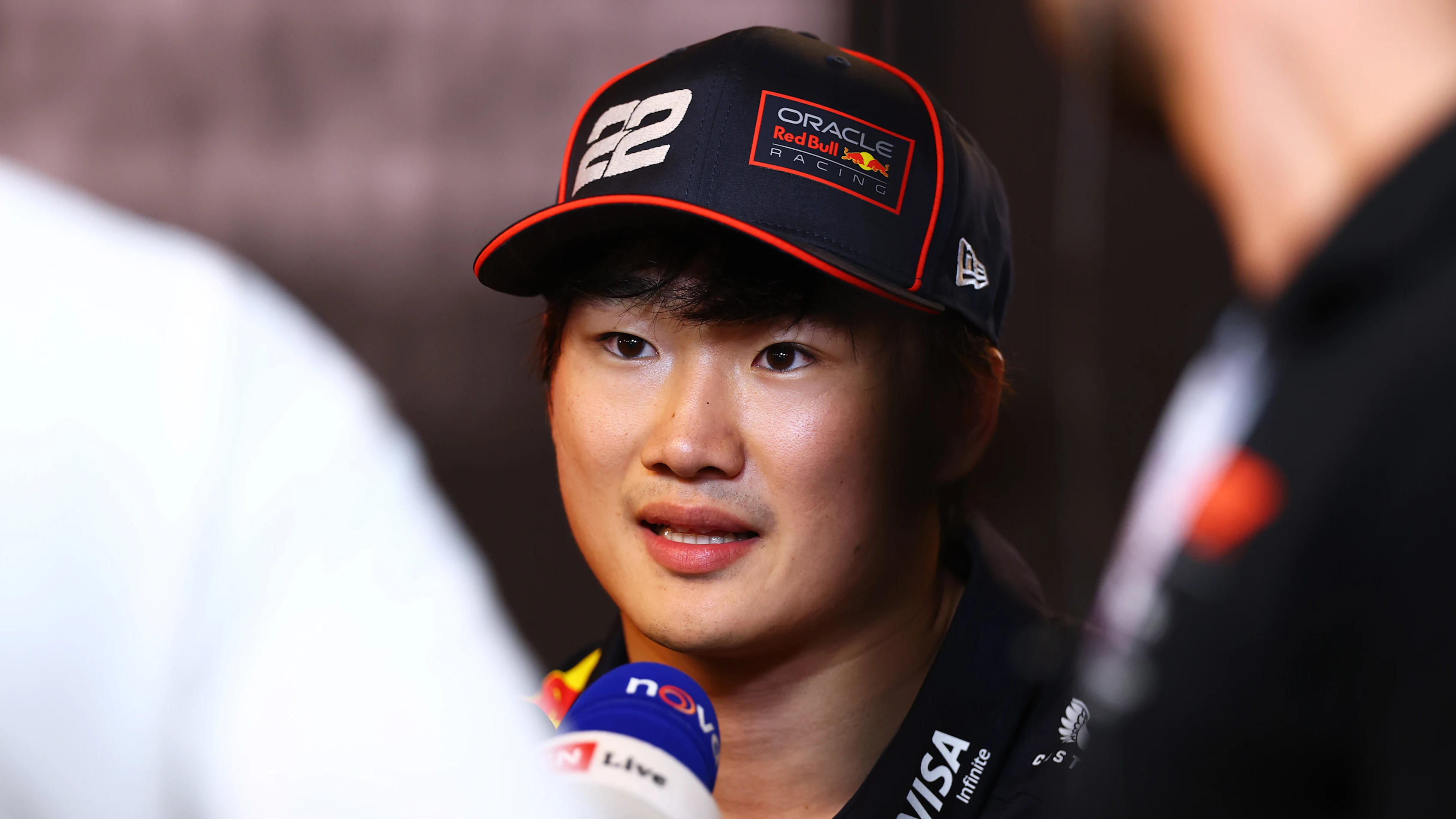 ABU DHABI, UNITED ARAB EMIRATES - DECEMBER 06: Tenth placed qualifier Yuki Tsunoda of Japan and